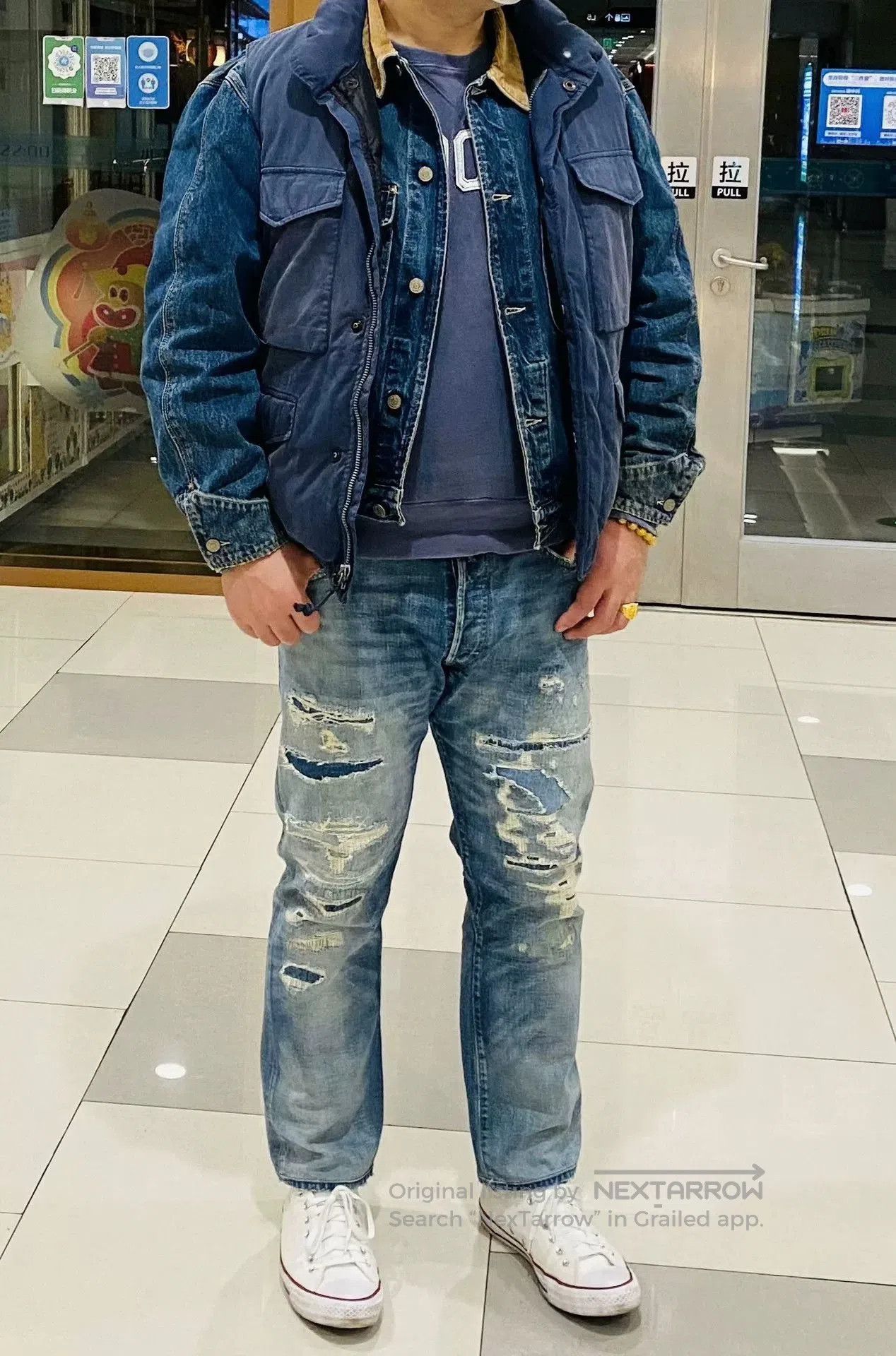 RRL Ralph Lauren 2018 Low Straight Selvedge Jean by RRL. Size US 34 / EU 50 - 9 Thumbnail