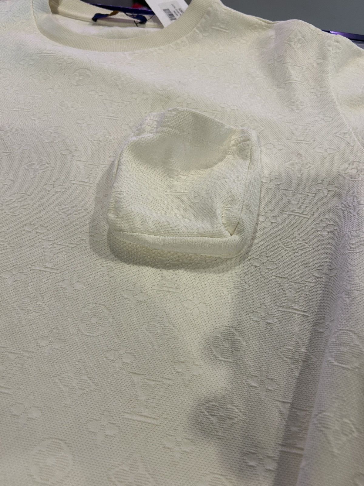 Louis Vuitton Cream louis vuitton monogram pocket shirt Size US XL / EU 56 / 4 - 2 Thumbnail