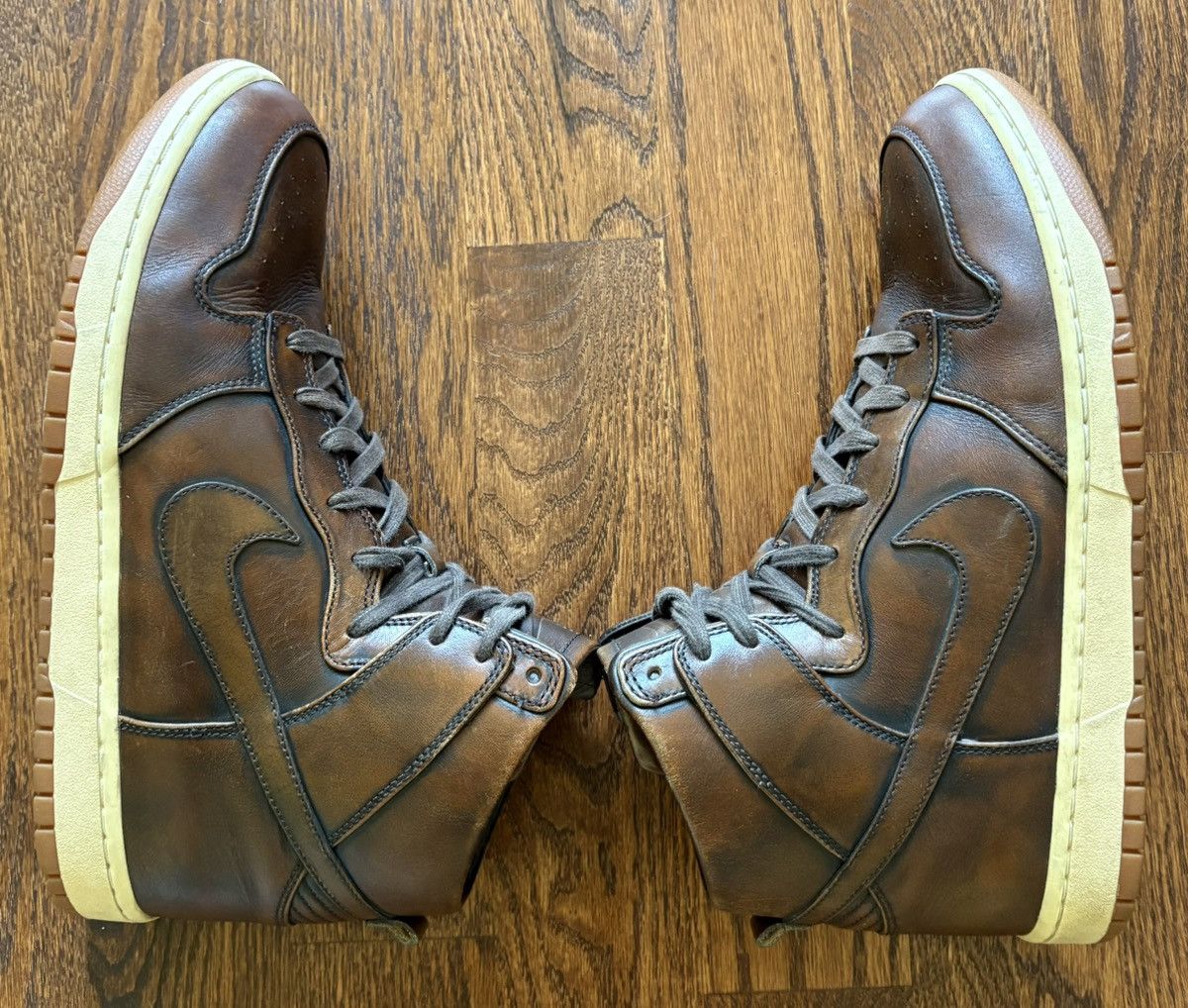 Nike Nike Dunk Lux Premium Burnished Brown Size US 13 / EU 46 - 4 Thumbnail