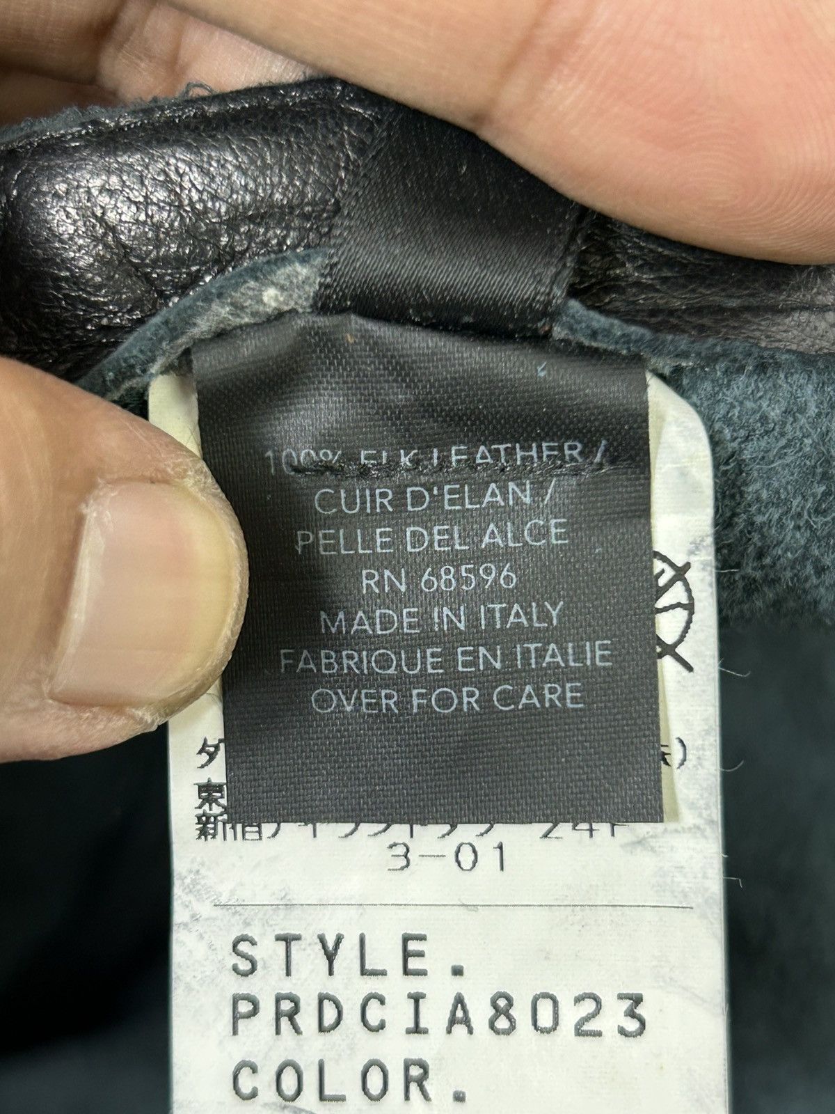 Donna Karan ⚡️Vintage Donna Karan Black Leather Skinny Size 26" / US 2 / IT 38 - 14 Thumbnail
