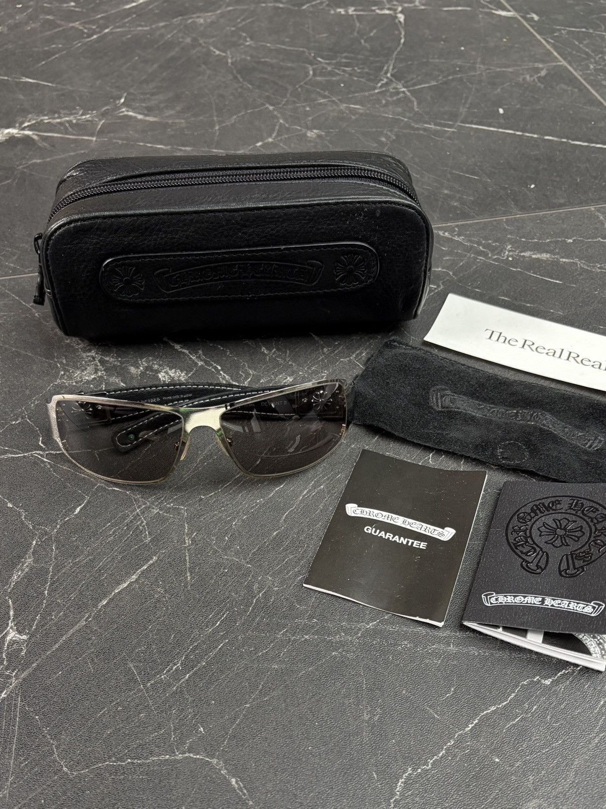 Chrome Hearts Chrome Hearts FISH MITTEN Glasses | Grailed