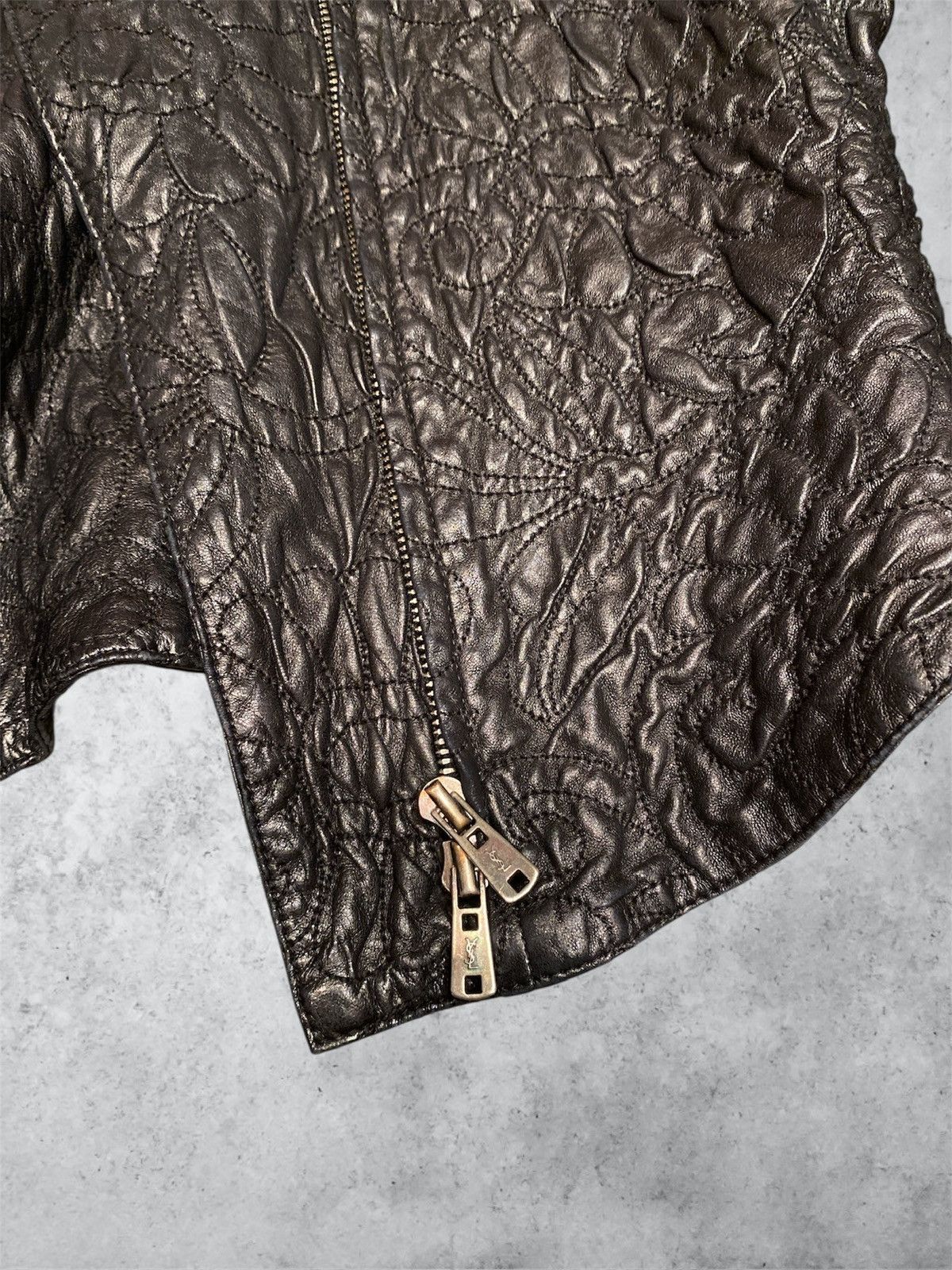 Yves Saint Laurent Yves Saint Laurent Tom Ford Era Leather Jacket Size US S / EU 44-46 / 1 - 5 Thumbnail