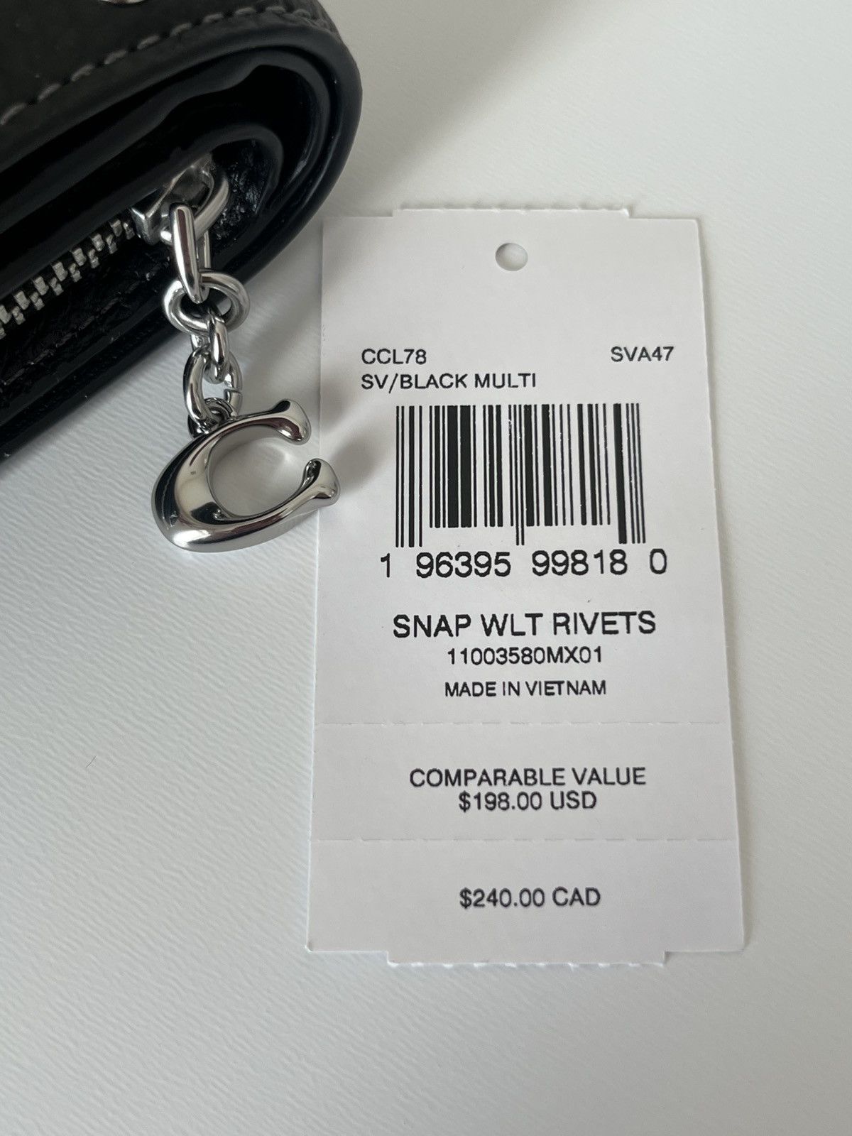 Coach Coach Snap Wallet With Rivets Size ONE SIZE - 4 Thumbnail