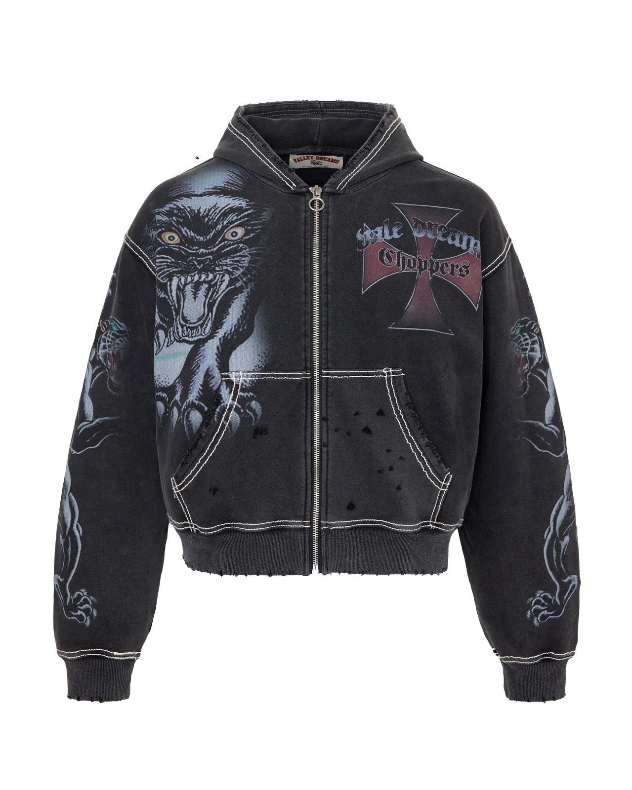Vale Vale Forever 'Hardy Boyz' Black Zip Up Hoodie Size US M / EU 48-50 / 2 - 1 Preview