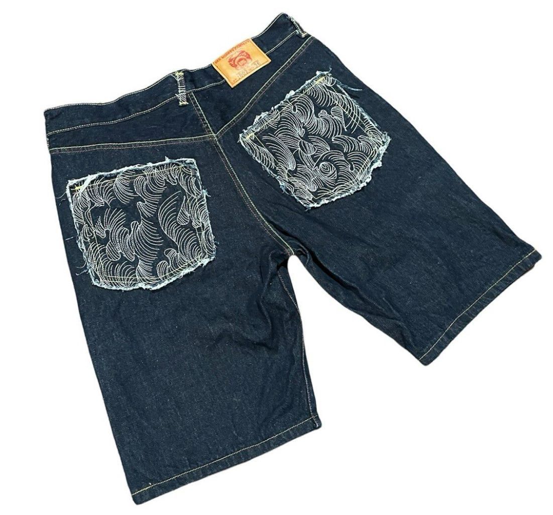 Japanese Brand Martin Ksohoh Jorts RMC Snake Head Embroidery Logo Shorts Size US 36 / EU 52 - 7 Thumbnail
