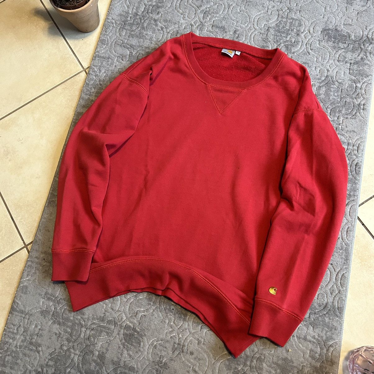 Carhartt × Carhartt Wip × Vintage Vintage Carhartt crewneck sweatshirt red Size US XS / EU 42 / 0 - 2 Thumbnail