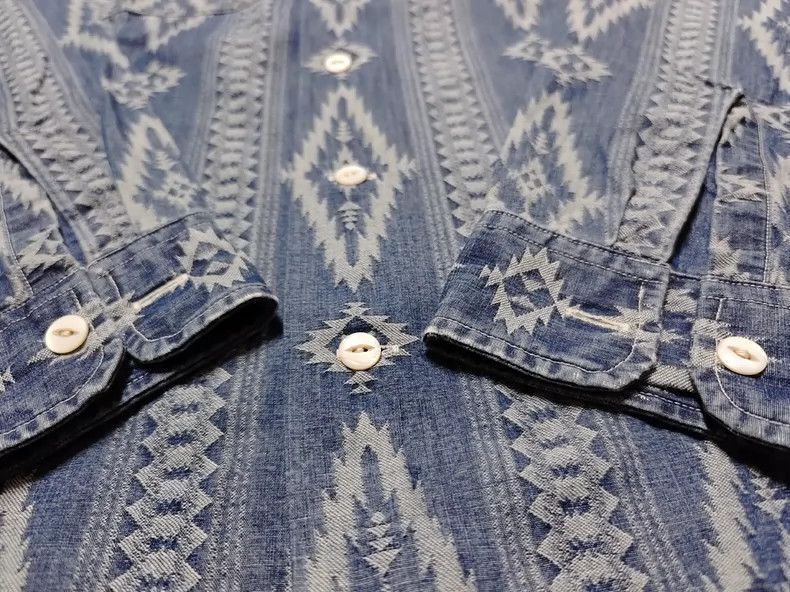 RRL Ralph Lauren RRL Ralph Lauren Old Indian Southwest Navajo style shirt C Size US M / EU 48-50 / 2 - 4 Thumbnail