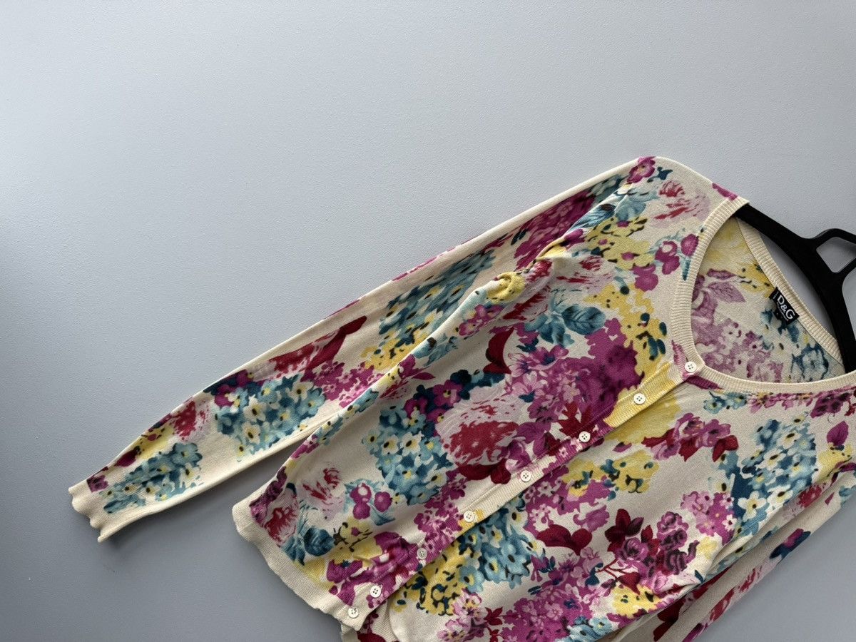 Dolce & Gabbana Dolce&Gabbana Flowers Cadigan Size M / US 6-8 / IT 42-44 - 4 Thumbnail