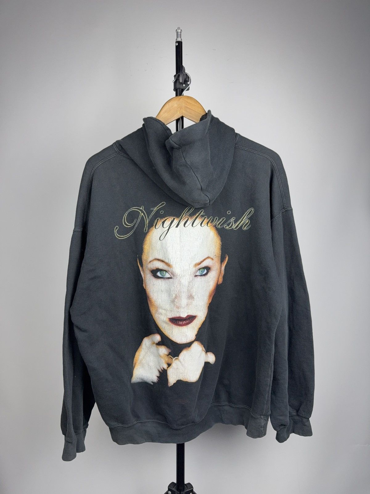 Band Tees 00s Vntg Nightwish 2003 Vintage Hoodie Tarja Era Band Merch Size US L / EU 52-54 / 3 - 1 Thumbnail