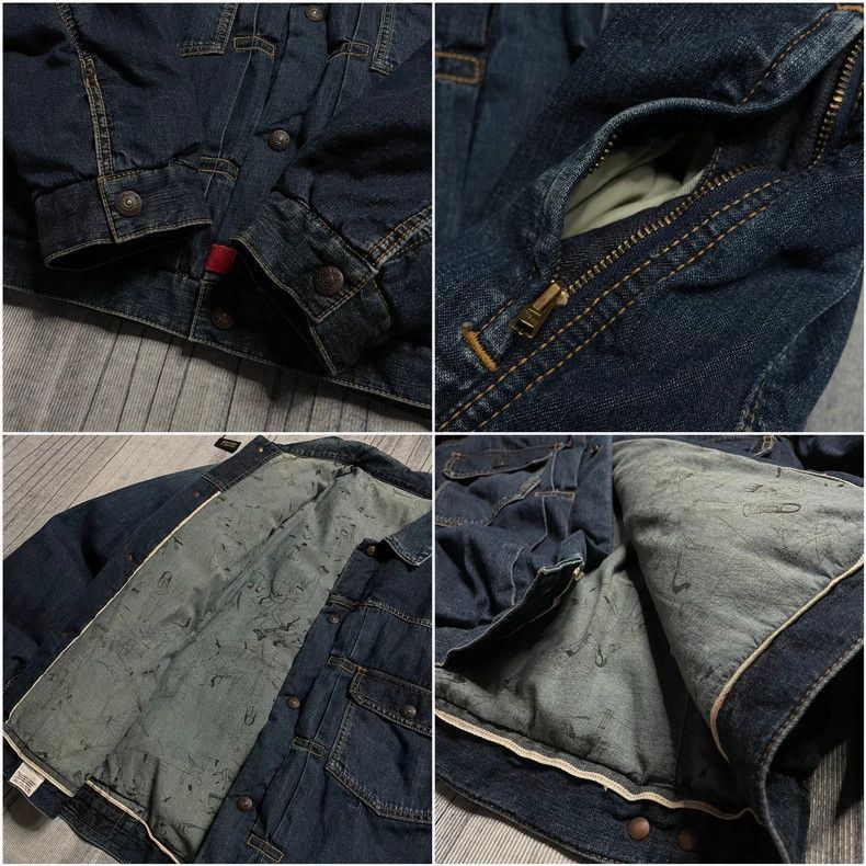 Visvim Visvim Washing to make old denim down jacket coat-2506 Size US L / EU 52-54 / 3 - 5 Thumbnail