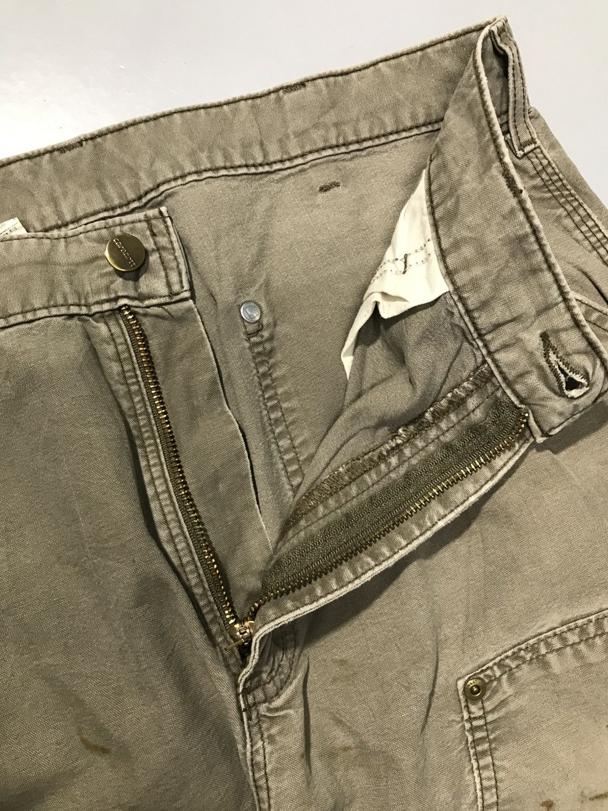 Carhartt Vintage carhartt B195 LBR double knee workwear Size US 34 / EU 50 - 5 Thumbnail
