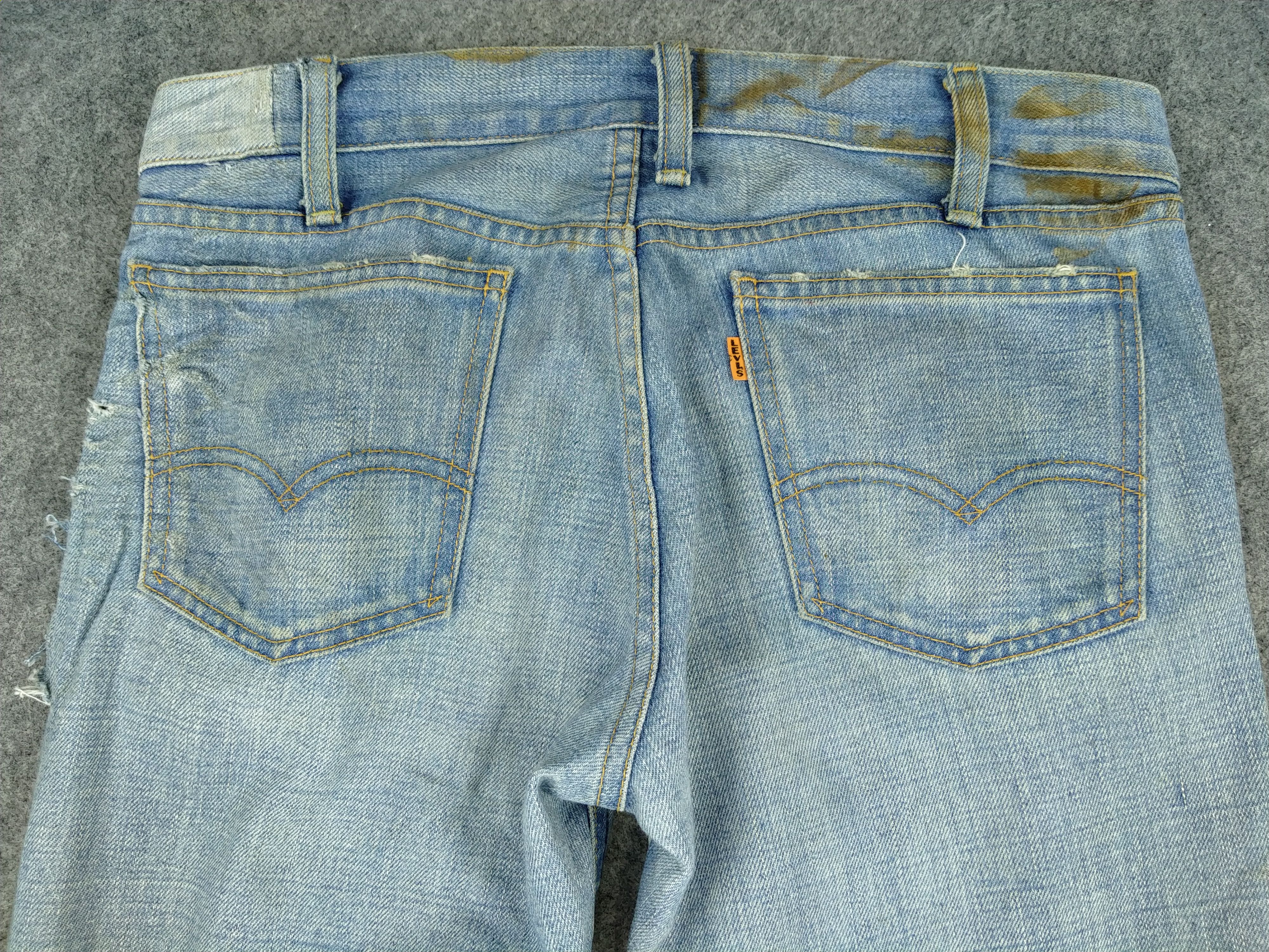 Levi's Light Wash Vintage Levi's Big E Orange Tab Denim -JN765 Size US 31 - 4 Thumbnail