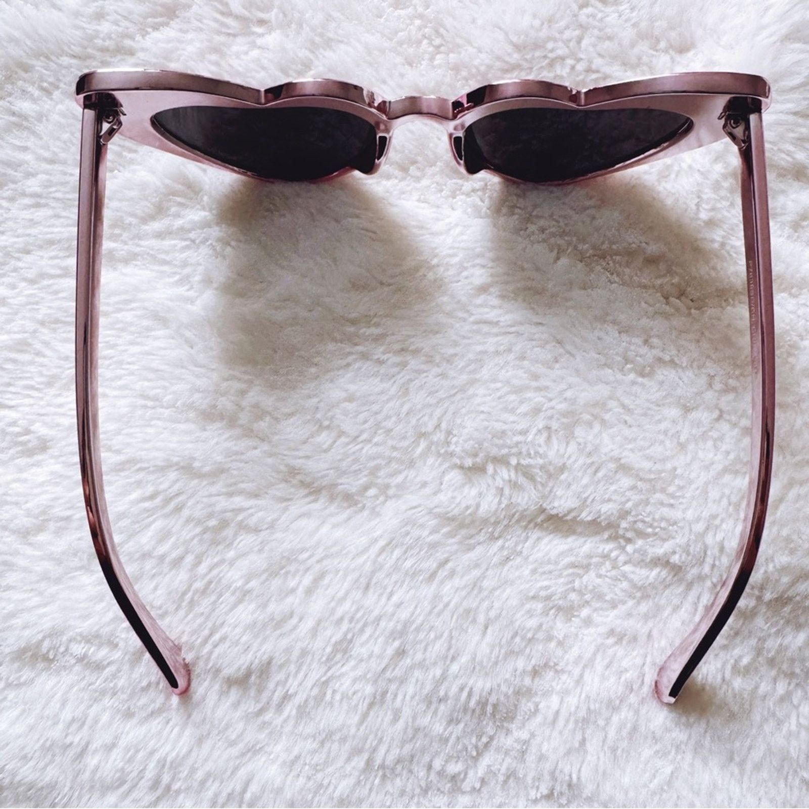 Other Addison Pink Heart-Shaped Sunglasses Size ONE SIZE - 10 Thumbnail