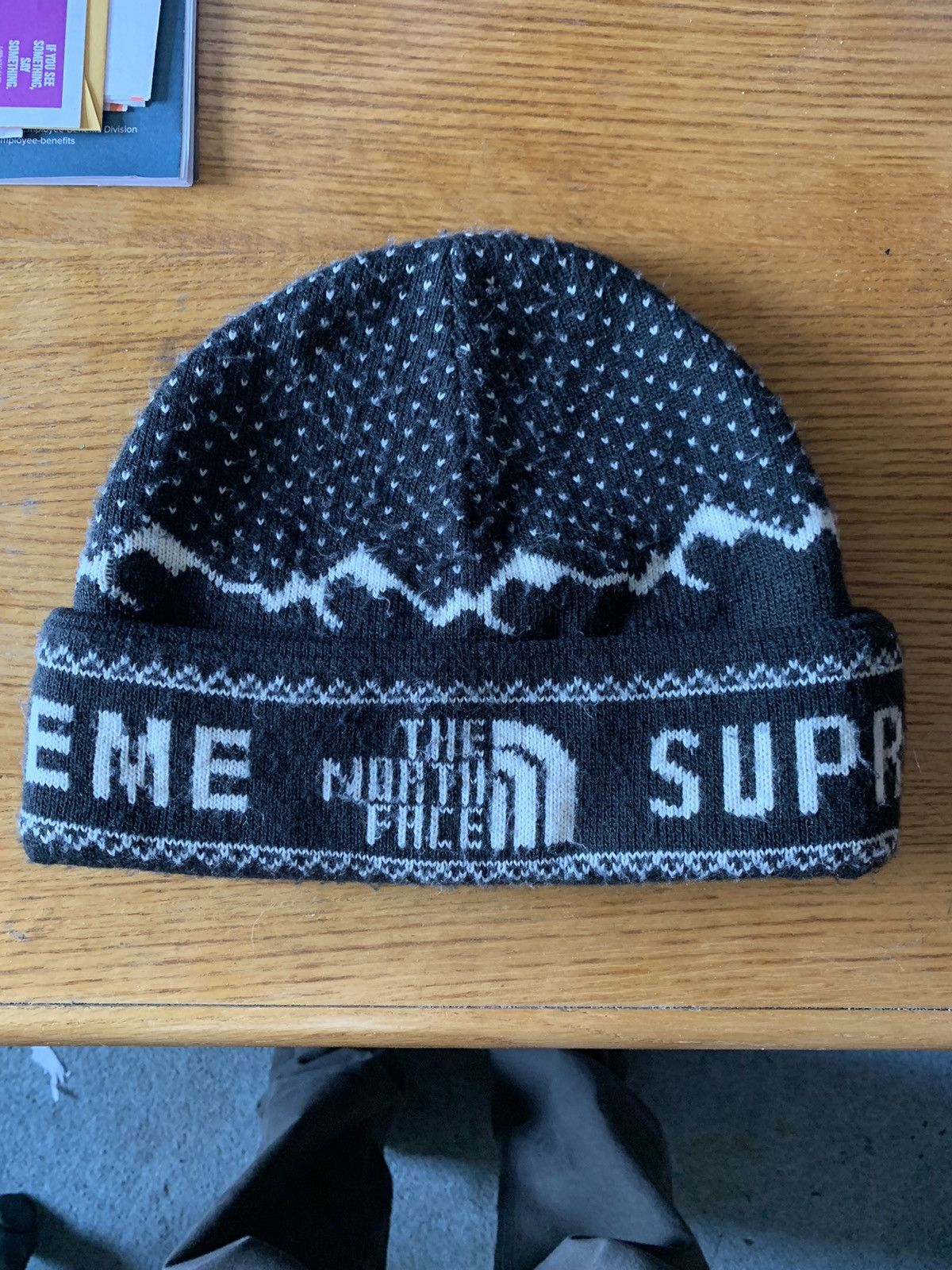 Supreme Supreme x The North Face Beanie Black | Grailed
