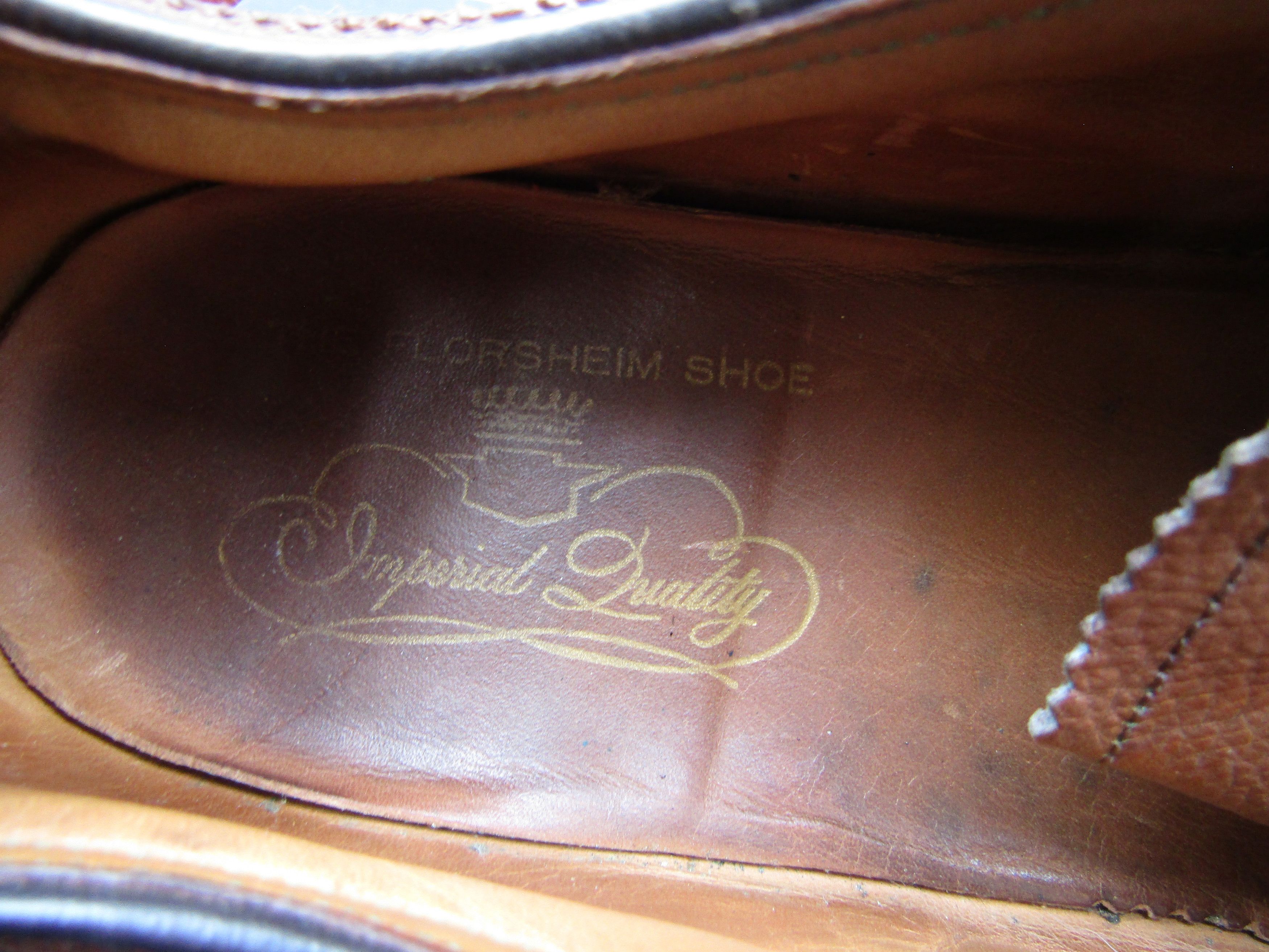Florsheim Vtg Florsheim Imperial 93602 Kenmoor Rare V-Cleat Longwing Size US 8 / EU 41 - 2 Thumbnail