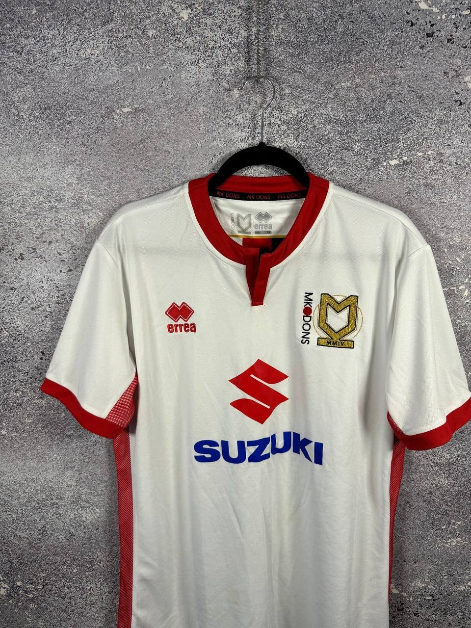 Errea × Vintage Vintage MK Dons 2017/18 Errea Soccer Jersey Blokcore Size US XL / EU 56 / 4 - 2 Thumbnail
