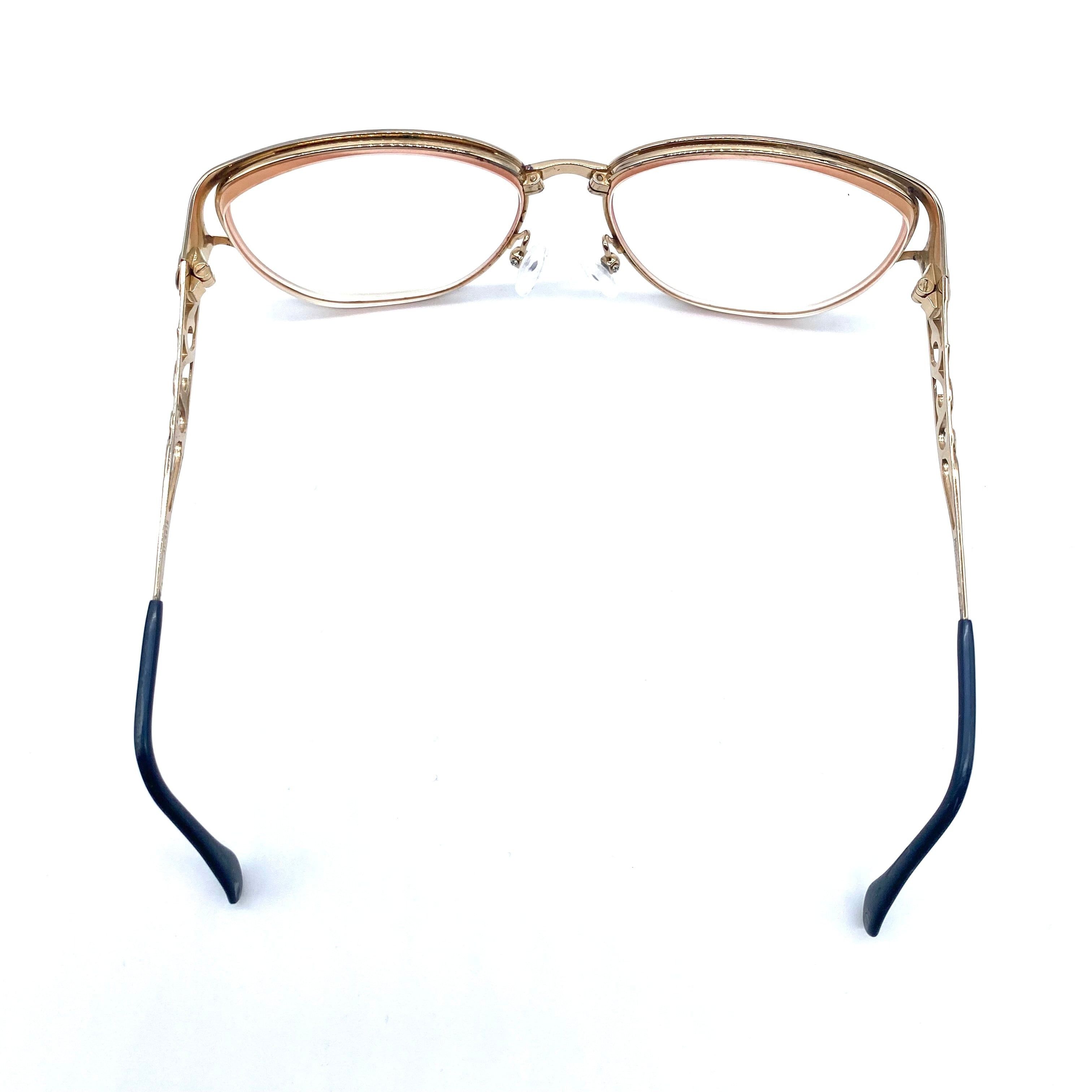 Yves Saint Laurent Vintage Yves Saint Lauren Prescription Glasses Gold Frame Size ONE SIZE - 4 Thumbnail