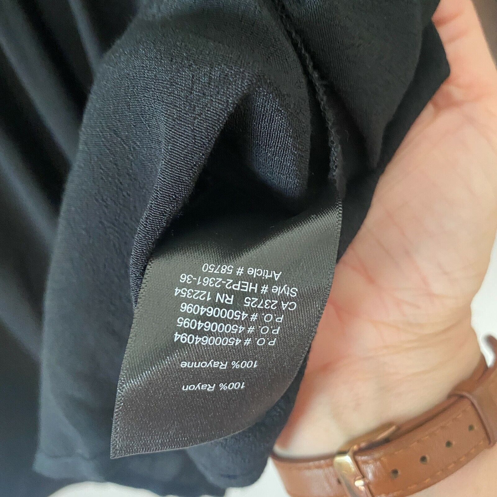 Aritzia Aritzia Talula Marcilly Off Shoulder Black Top Bell Sleeve S Size S / US 4 / IT 40 - 8 Thumbnail
