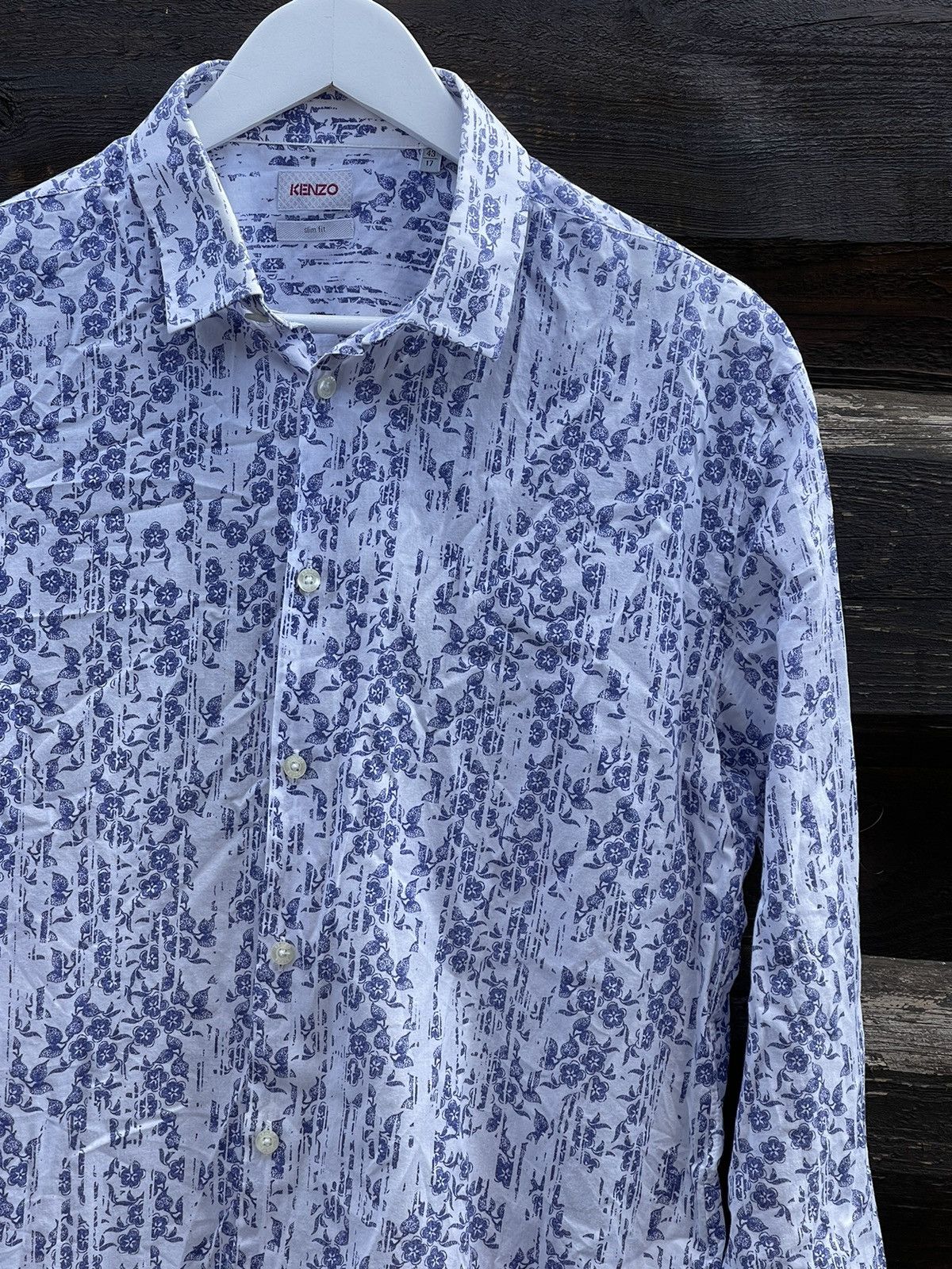 Kenzo Kenzo Homme flovers print shirt luxury Size US L / EU 52-54 / 3 - 3 Thumbnail