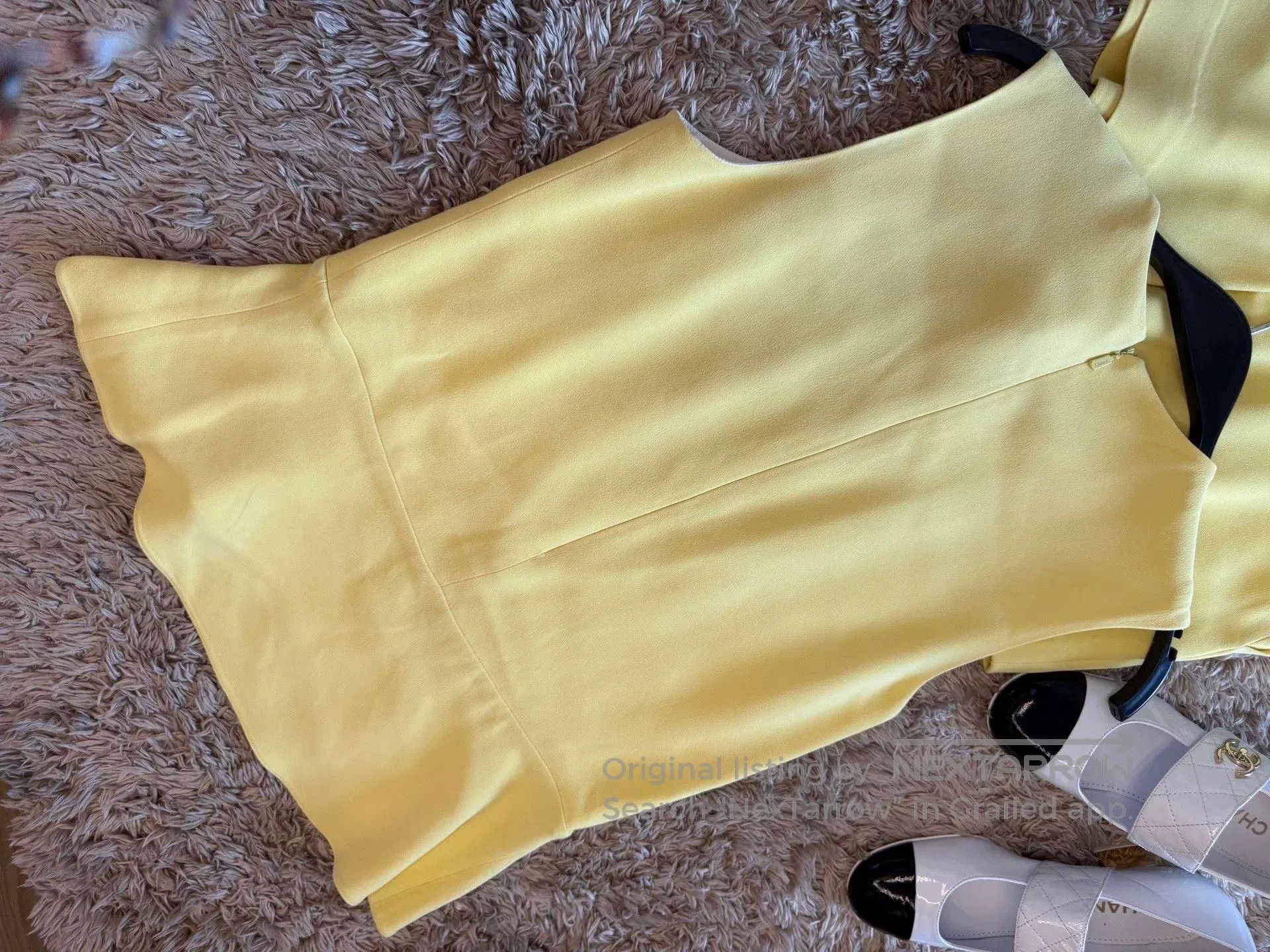 Chloe Chloe Yellow Silk Two-Piece Set. Size M / US 6-8 / IT 42-44 - 6 Thumbnail