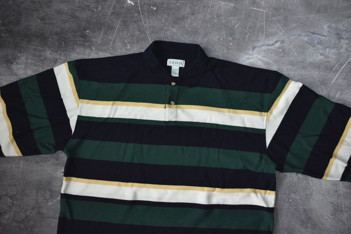 Izod × Vintage Vintage 90s Izod Long Sleeve Polo Shirt (XL) Size US XL / EU 56 / 4 - 5 Thumbnail