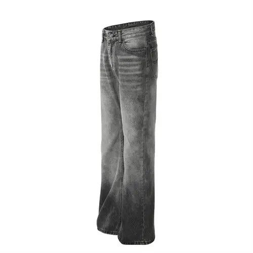 Japanese Brand Men's trendy distressed washed gradient jeans Size US 32 / EU 48 - 2 Thumbnail