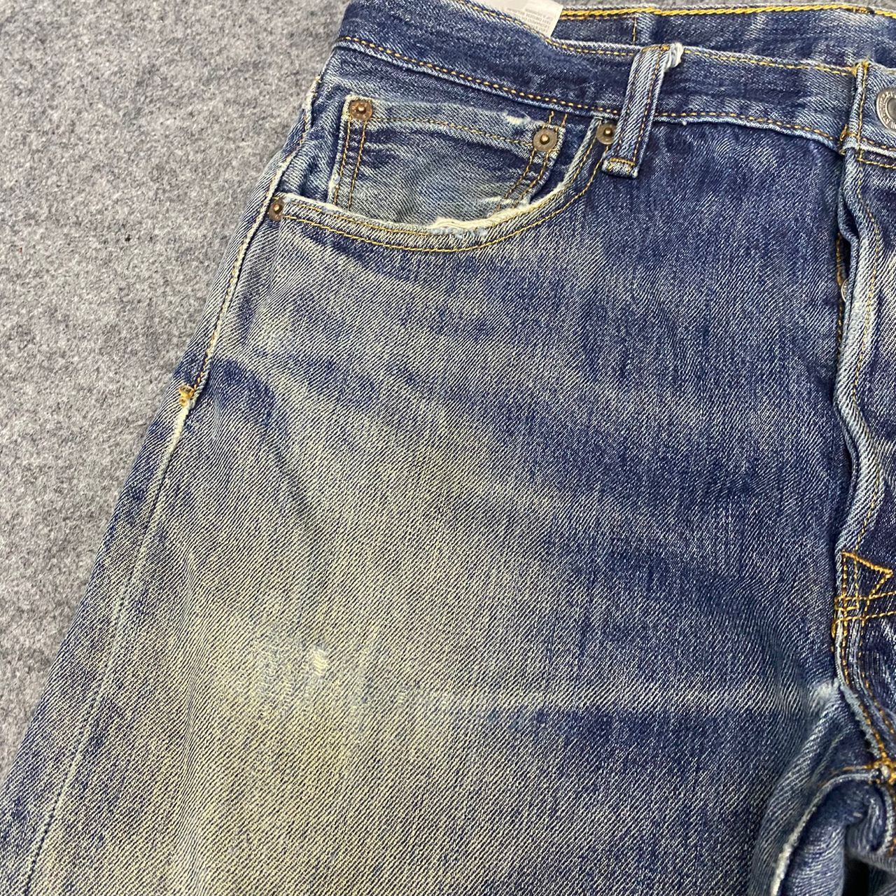 Levi's Vintage Levis 501 Distressed Denim Kurt Cobain Style Size US 34 / EU 50 - 11 Thumbnail