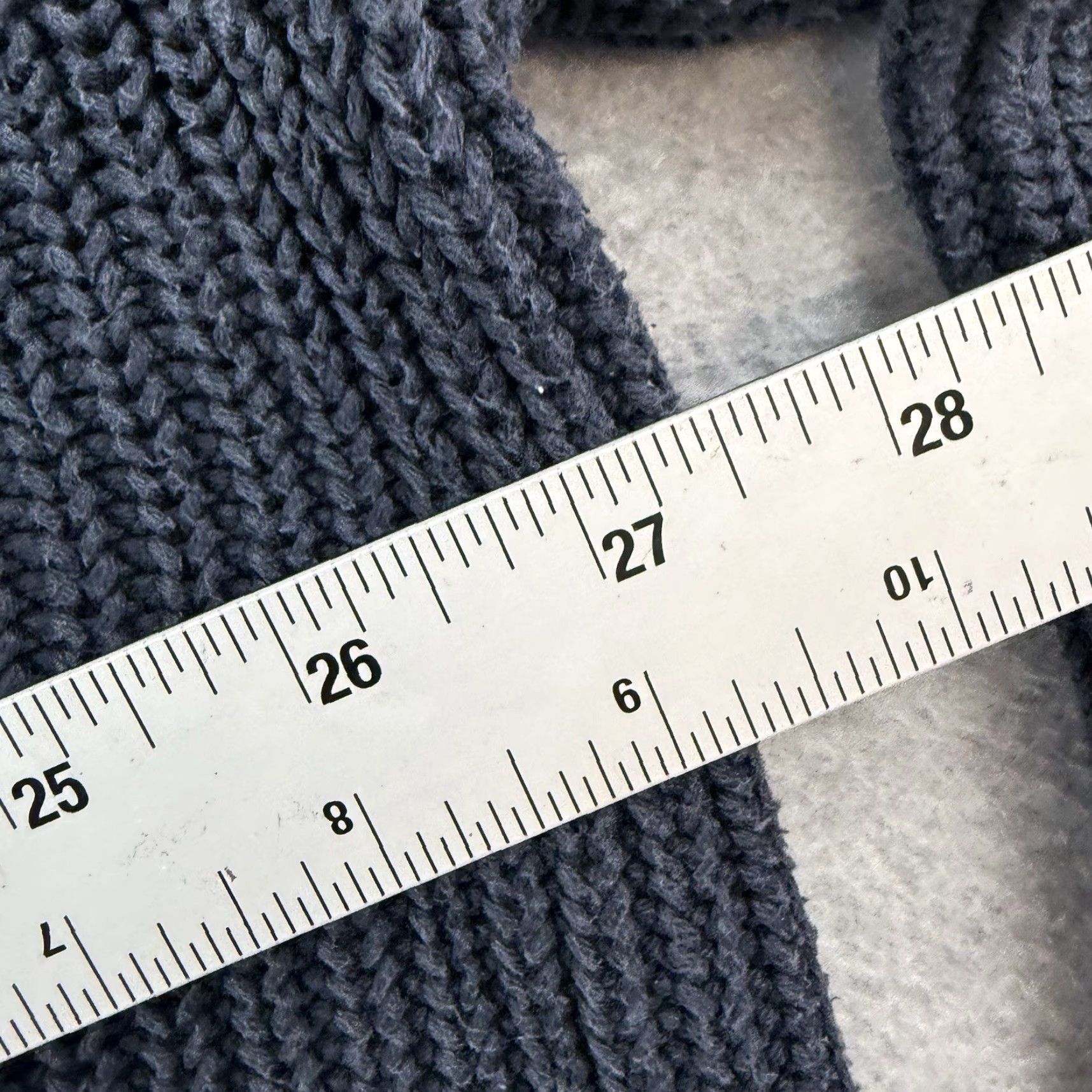 Vintage L.L. Bean Sweater Henley XL Navy Blue Mock Neck Knit Ribbed Waffle-Knit Casual Men’s Regular Size XL Navy Blue Size US XL / EU 56 / 4 - 5 Thumbnail