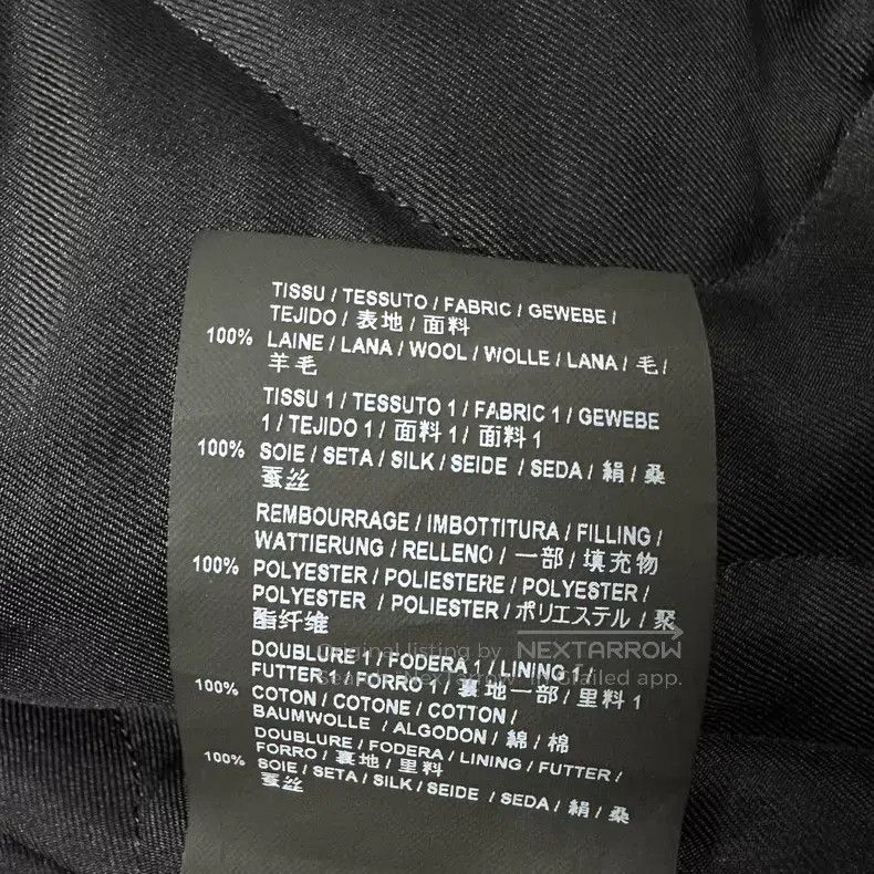 Saint Laurent Paris Saint Laurent Paris Black Double-breasted Silver扣Wool Grea Size US M / EU 48-50 / 2 - 6 Thumbnail