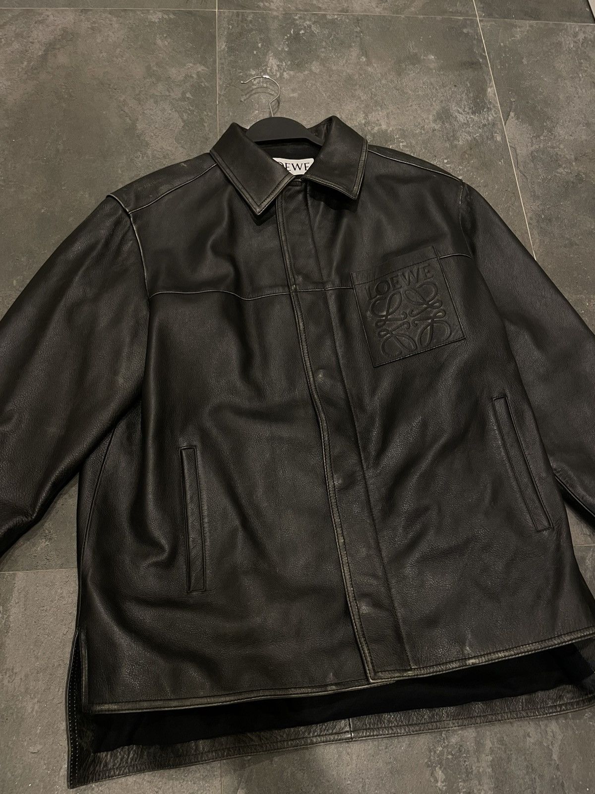 Loewe Loewe Leather Black Jacket Size US M / EU 48-50 / 2 - 1 Thumbnail