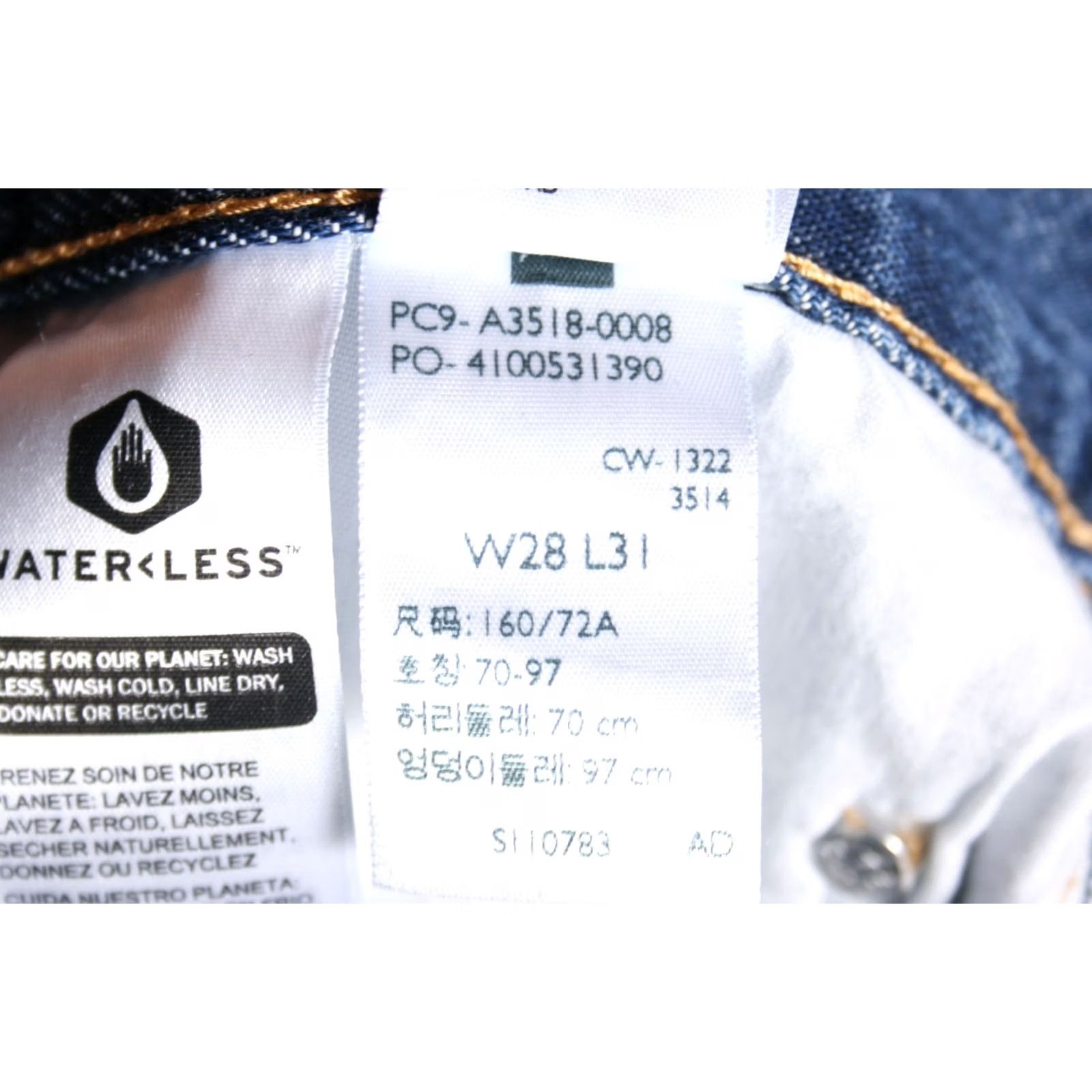 Levi's LEVI'S Silvertab '94 Baggy Jeans Women 28x31 Denim Blue Baggy Women's Size 28 Inseam 30 Slim Zip Closure Yk 1990s Size 28" / US 6 / IT 42 - 8 Thumbnail