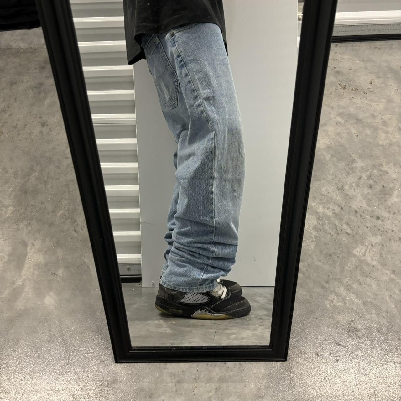 Japanese Brand × Vintage Crazy Vintage Y2K/2000s Light Wash Essential Denim Jeans! Size US 35 - 2 Thumbnail
