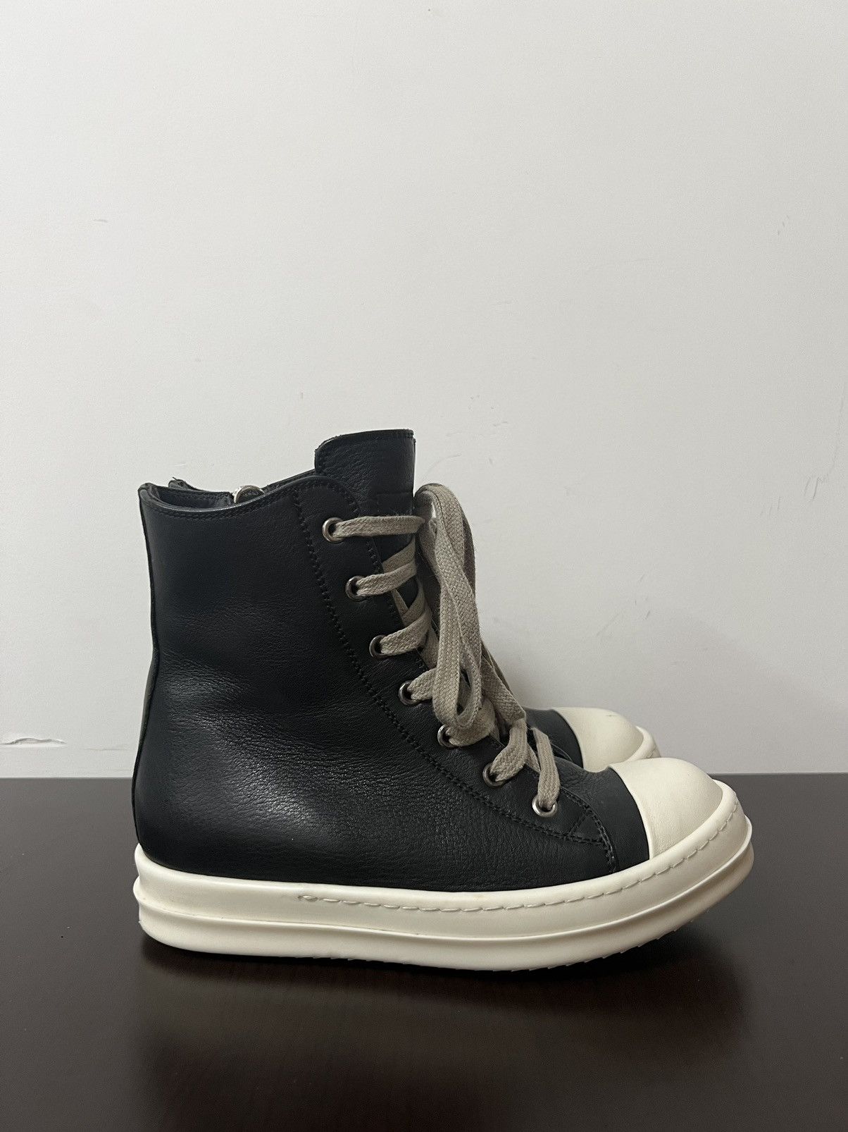 Rick Owens Rick owens mainline ramones high top sneakers Size US 5 / IT 35 - 4 Thumbnail