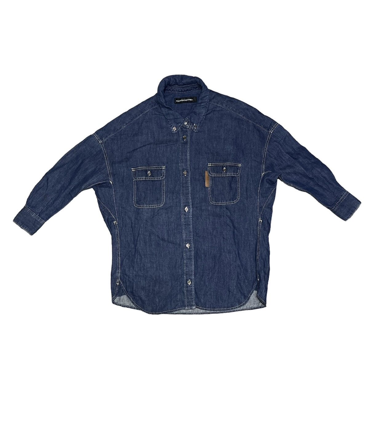 Issey Miyake × mercibeaucoup Mercibeaucoup By Issey Miyake Denim Shirts Size US L / EU 52-54 / 3 - 1 Thumbnail