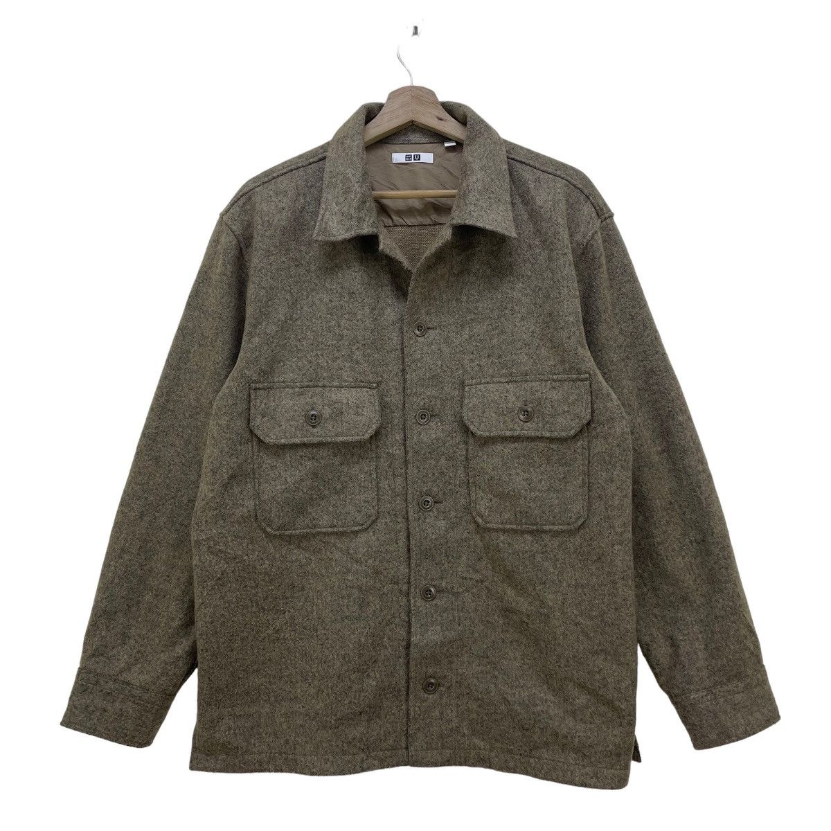 Lemaire × Uniqlo Japanese Brand Uniqlo X Lemaire Flanel Jacket Size US M / EU 48-50 / 2 - 1 Thumbnail