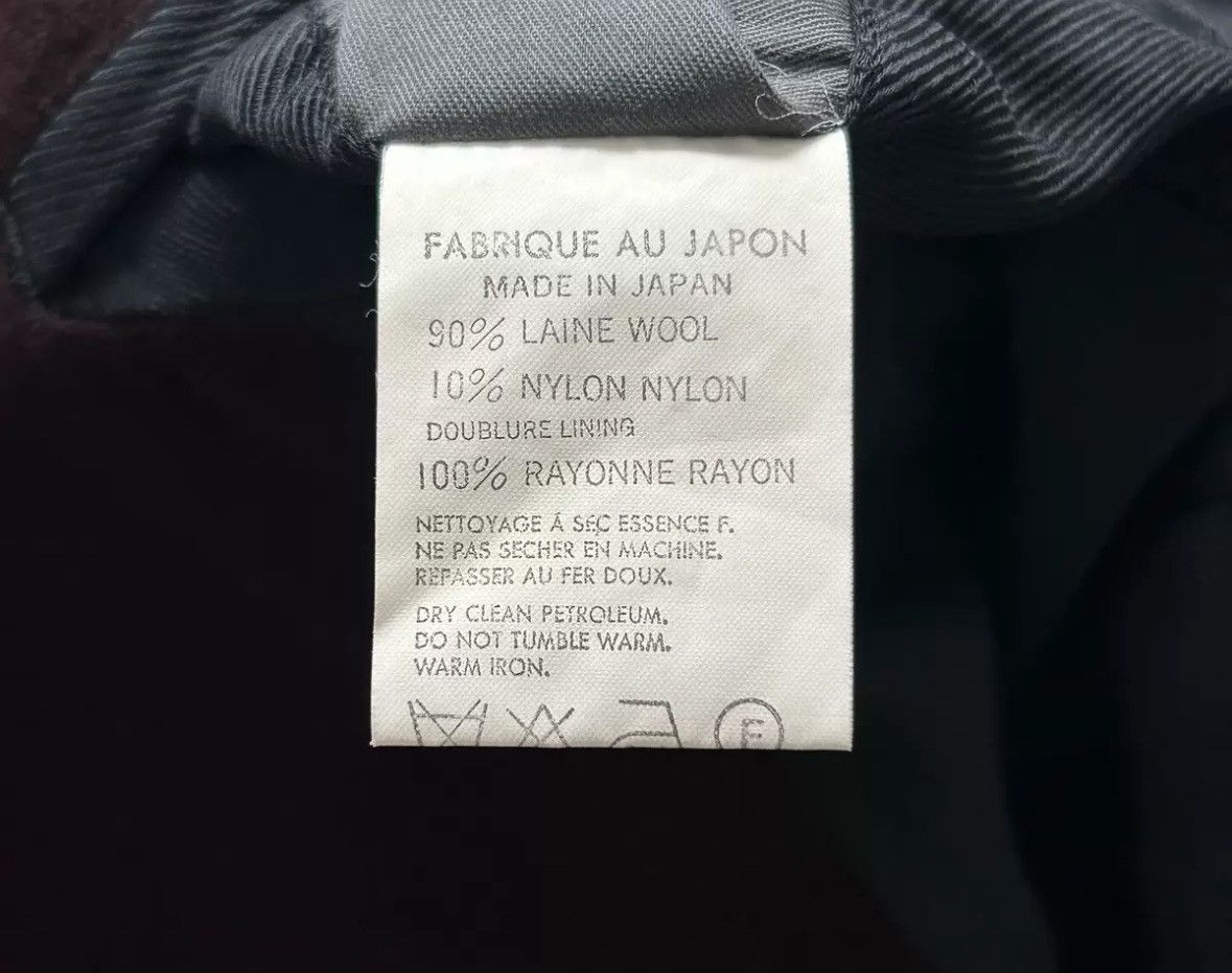 Yohji Yamamoto Yohji Yamamoto 92aw Wine Red Double breasted Belt Coat Size US M / EU 48-50 / 2 - 7 Thumbnail