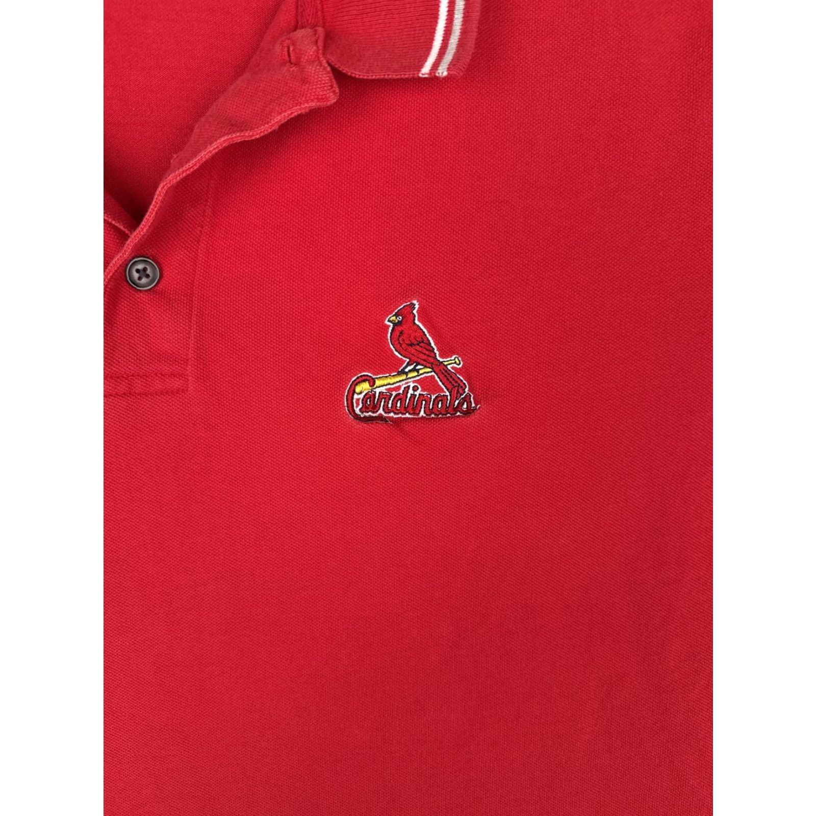 Vintage VINTAGE St Louis Cardinals Polo Shirt Mens XL Red CSA Embroidered Logo Size US XL / EU 56 / 4 - 6 Thumbnail