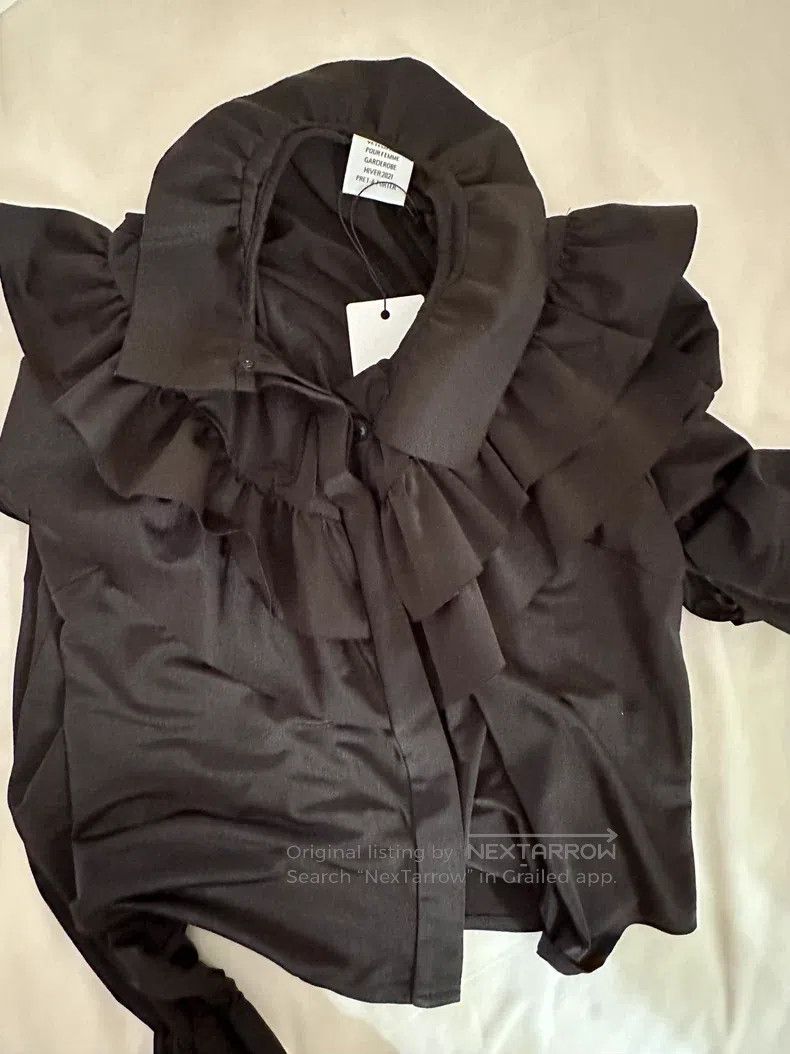 Vetements Vetements Lace Trim Shirt Size M / US 6-8 / IT 42-44 - 5 Thumbnail