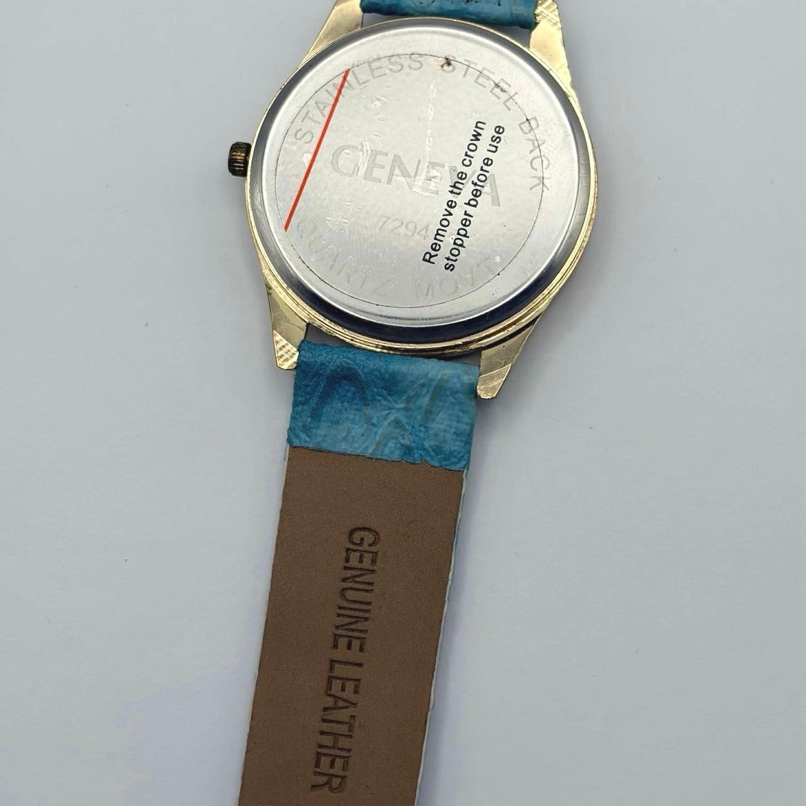 Geneva Blue & Gold Geneva Men’s Watch Size ONE SIZE - 5 Thumbnail
