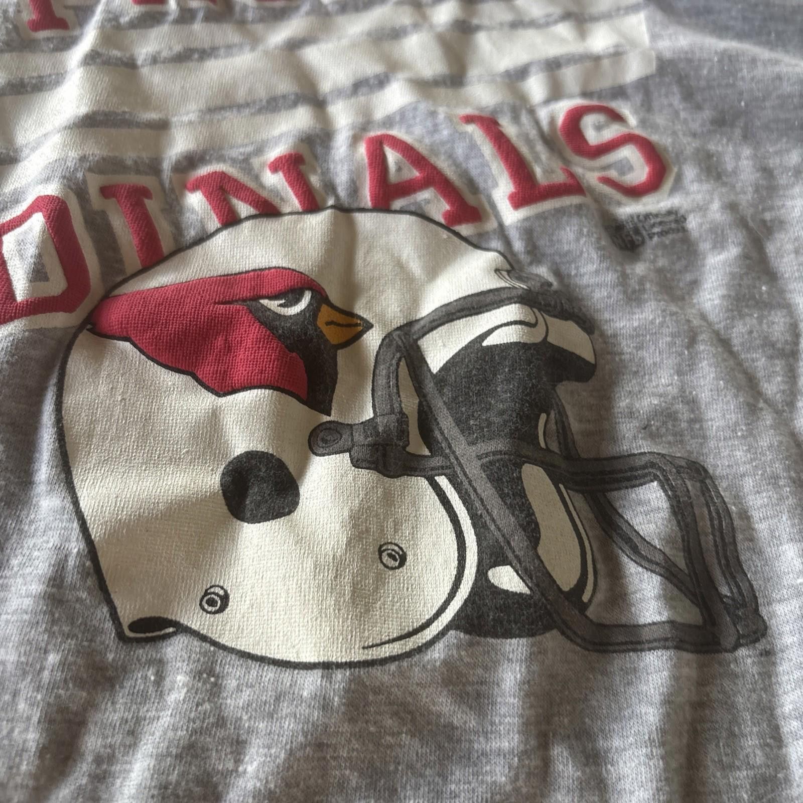 Salem Sportswear Vintage 1990’s Sportswear NFL Phoenix Cardinals shirt XL Size ONE SIZE - 3 Thumbnail
