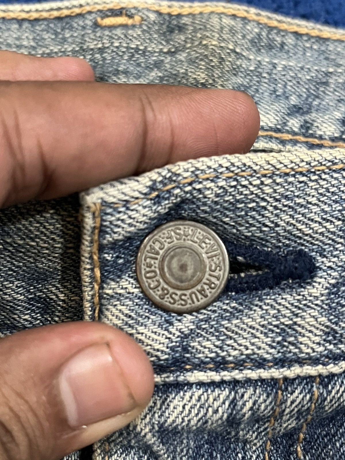 LVC × Levi's × Levi's Vintage Clothing Vintage Levi’s 553 Mudwash Rusty Denim Size US 34 / EU 50 - 7 Thumbnail