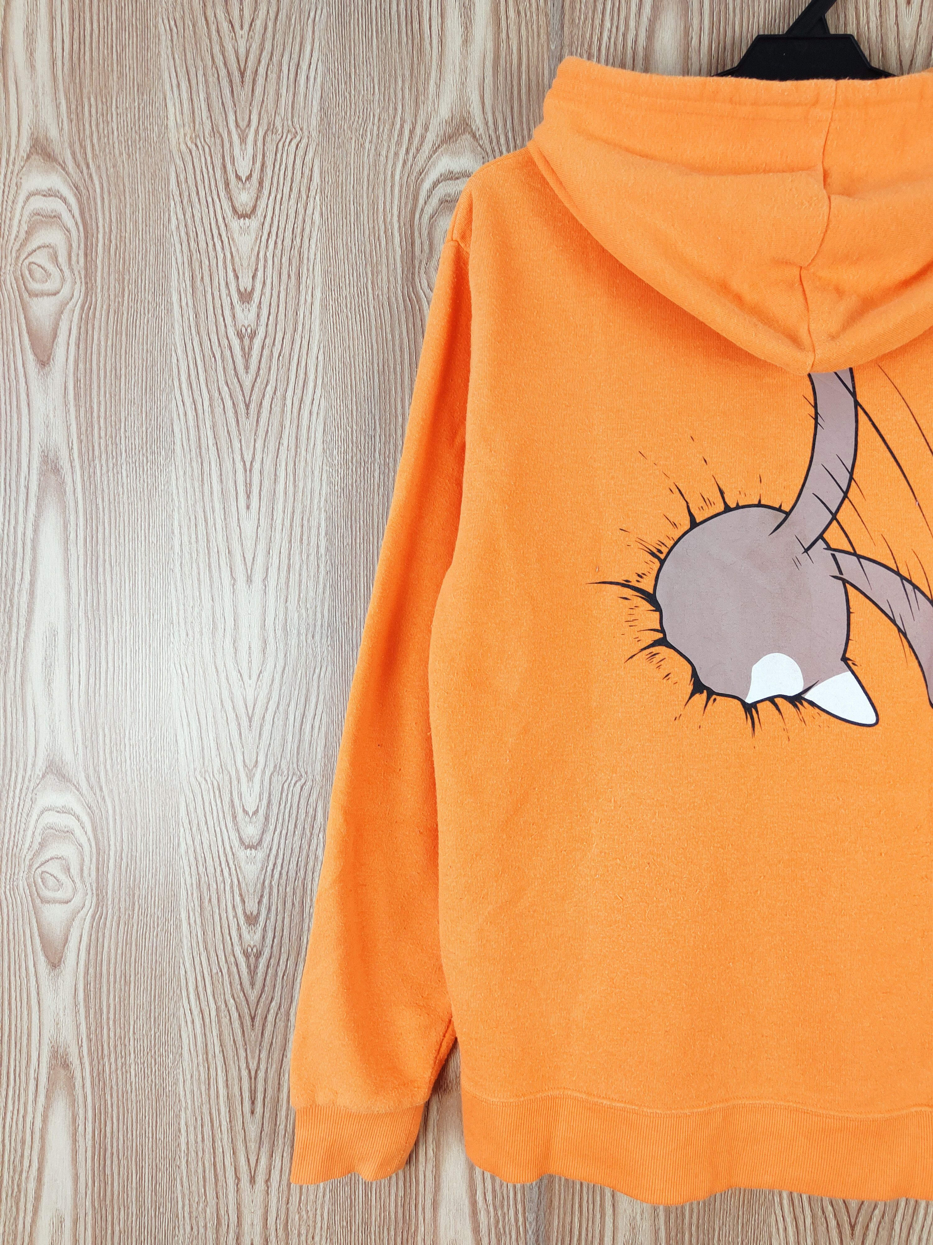 Japanese Brand × Vintage Vintage 💥 Japanese Brand Orange Cat Sweatshirts Size US L / EU 52-54 / 3 - 11 Thumbnail