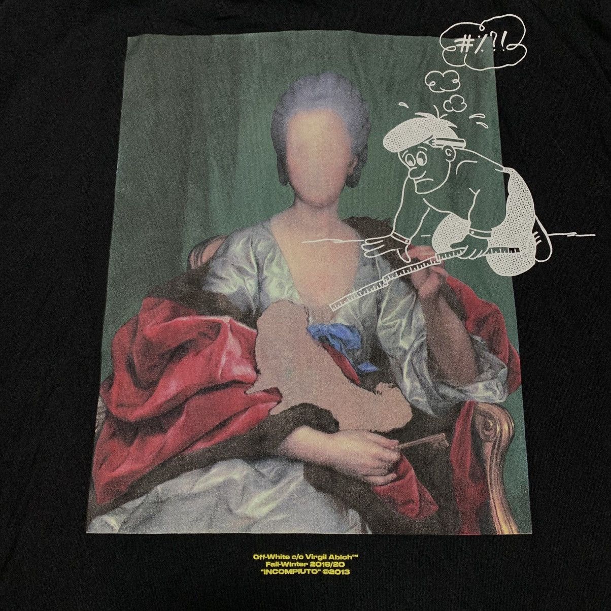Off-White Off White Large Mariana De Silva Black Tee Virgil Abloh Size US L / EU 52-54 / 3 - 3 Thumbnail
