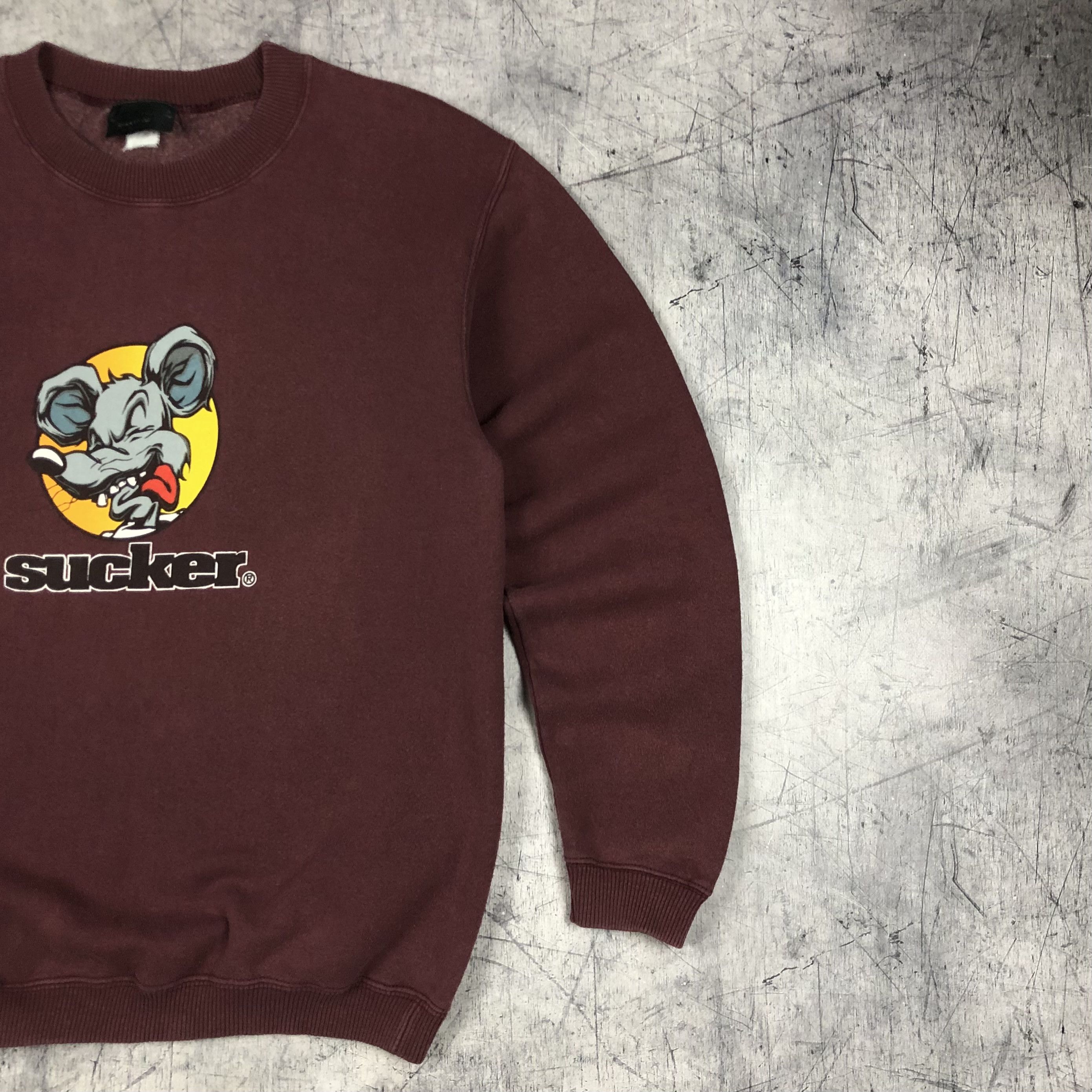 Vintage Vintage 90s Sucker Brand Rat Skateboard Sweatshirt Size US M / EU 48-50 / 2 - 4 Thumbnail