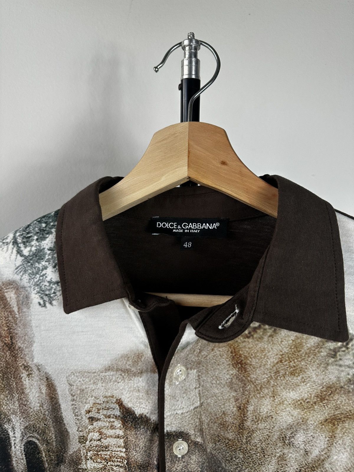 Dolce & Gabbana Vintage Dolce & Gabbana Archive Scenic Painting Polo Shirt Size US M / EU 48-50 / 2 - 4 Thumbnail