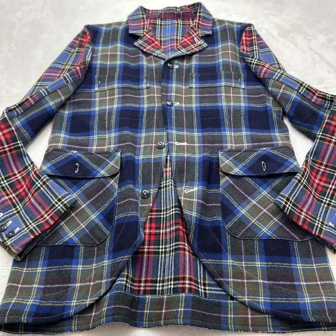 Comme des Garcons Reconstructed Plaid Jacket Size US L / EU 52-54 / 3 - 1 Thumbnail