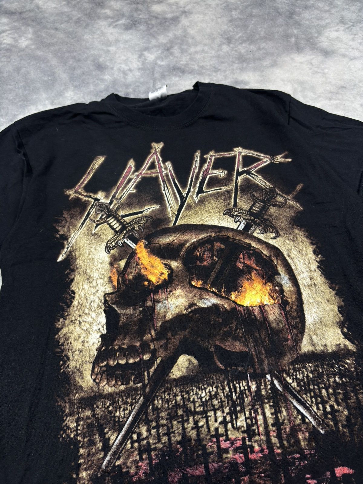 Band Tees × Slayer Slayer world domination 2013 t shirt band rock Metal opium Size US L / EU 52-54 / 3 - 2 Thumbnail