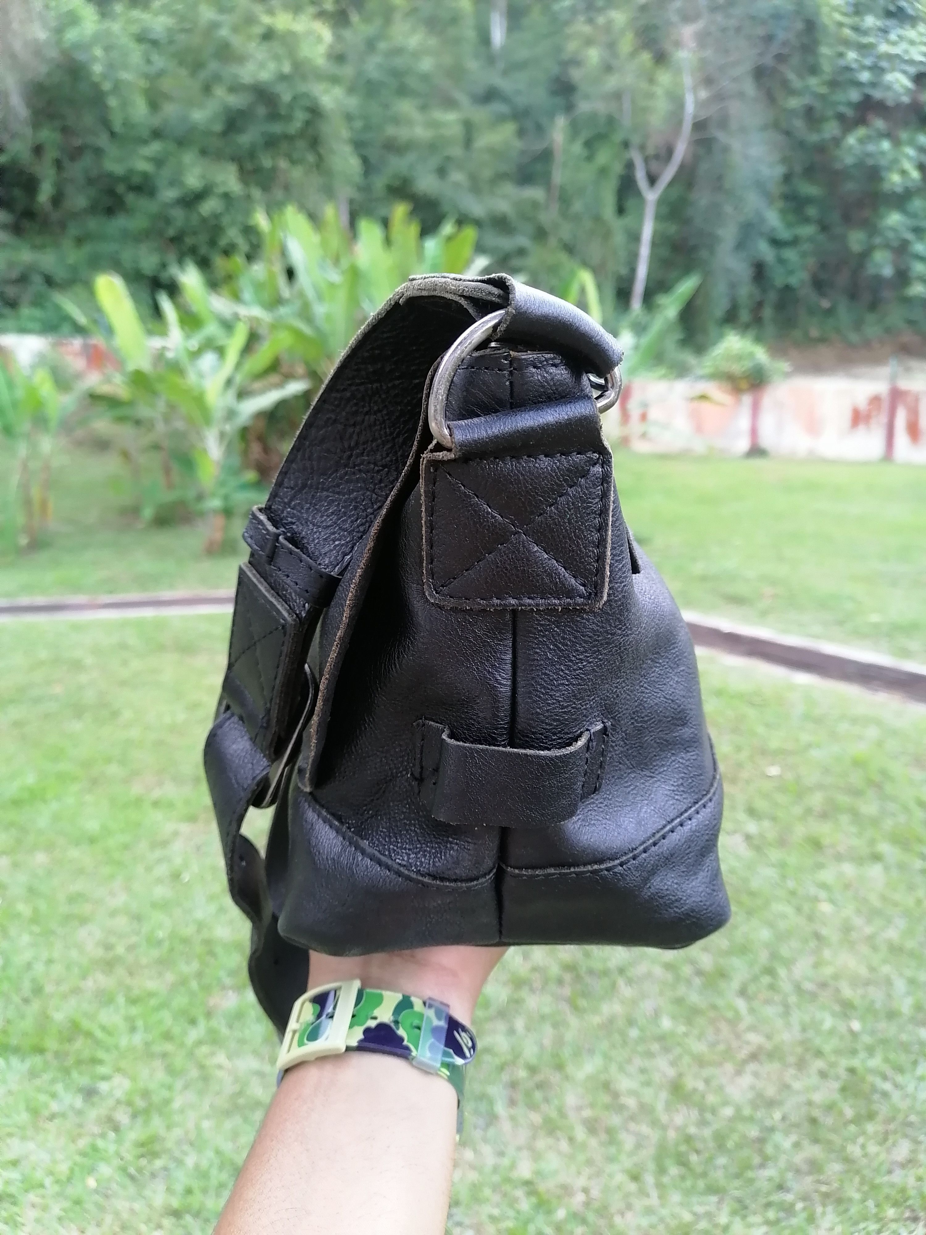 American Rag American Rag Cie Leather Craft Black Crossbody Bag Size ONE SIZE - 3 Thumbnail