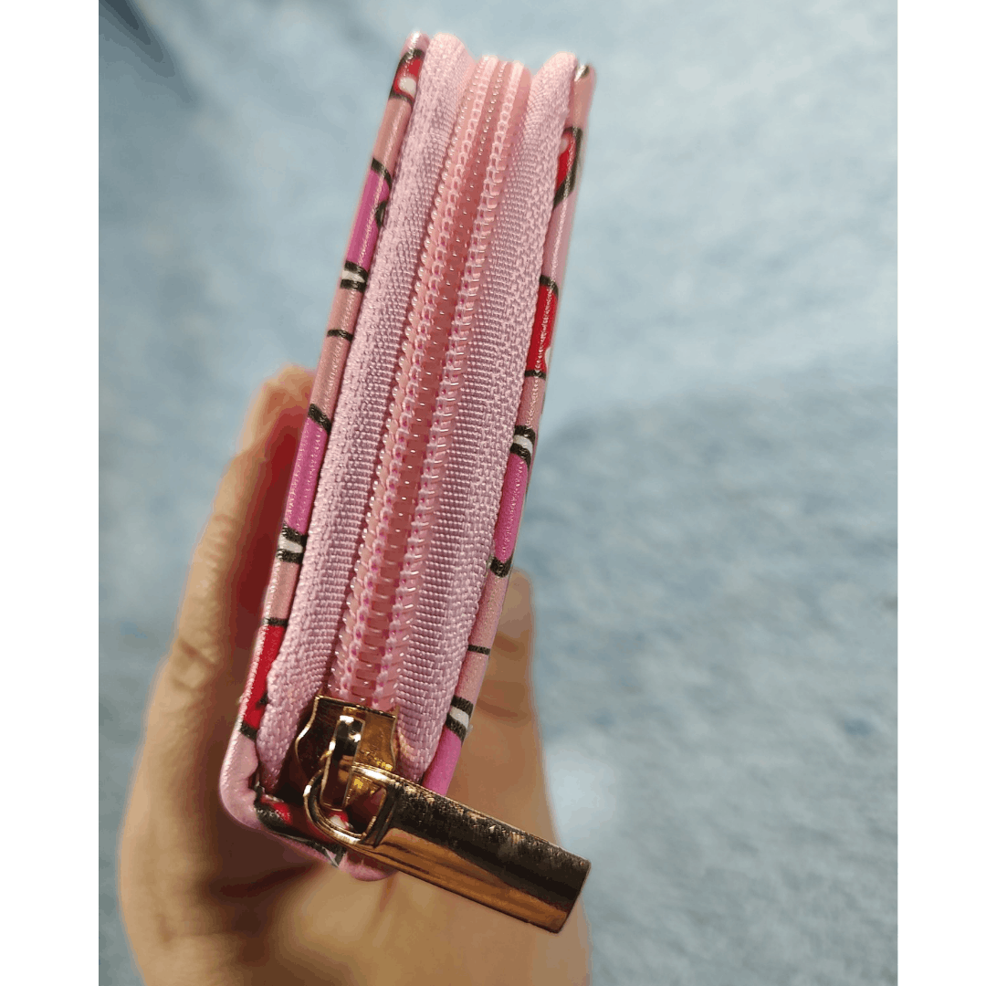 Japanese Brand Hello Kitty Wallet PU Leather Long Zipper, NEW Size ONE SIZE - 4 Thumbnail