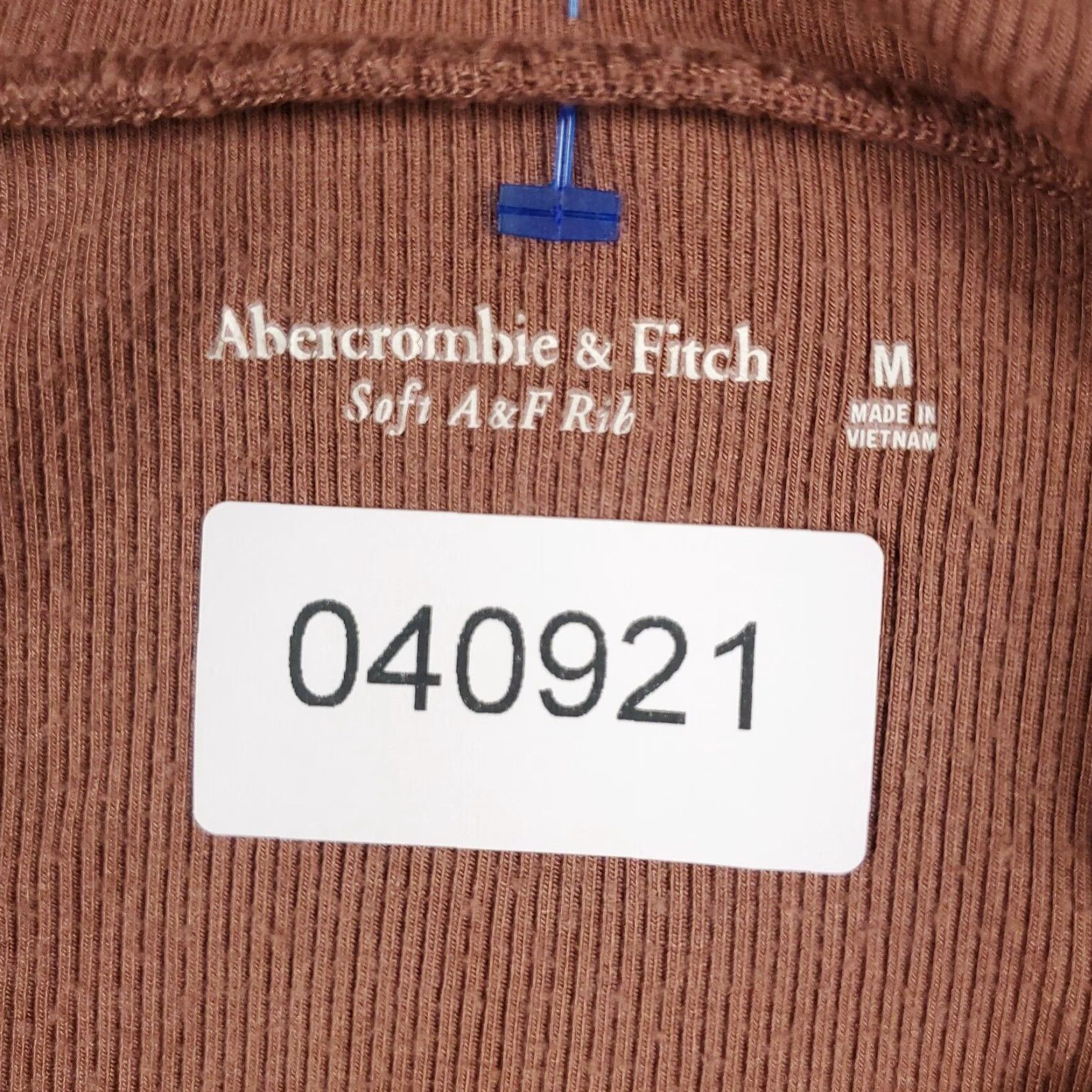 Abercrombie & Fitch Abercrombie & Fitch Polo Shirt Womens Medium Beige Short Sleeve Crop Top Ladies Size M / US 6-8 / IT 42-44 - 6 Thumbnail